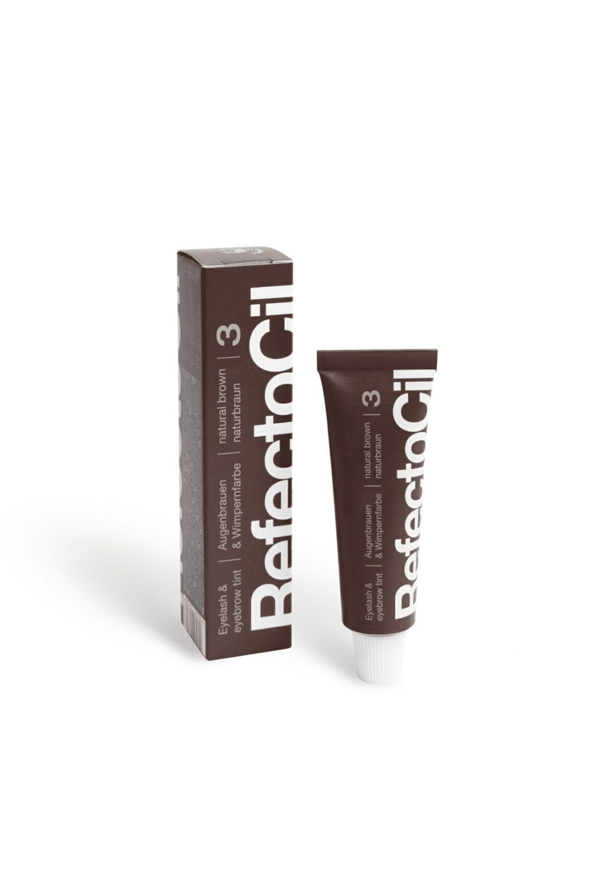Kaşcı رنگ ابرو و مژه قهوه ای طبیعی No:3 15 Ml 9003877057307 Refectocil