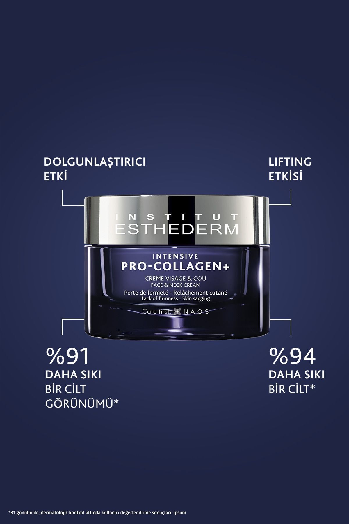 کرم سفت کننده با اثر لیفتینگ و لیفتینگ Intensive Pro-Collagen+ 50ml کرم ضد پیری و ضد چروک INSTITUT ESTHEDERM