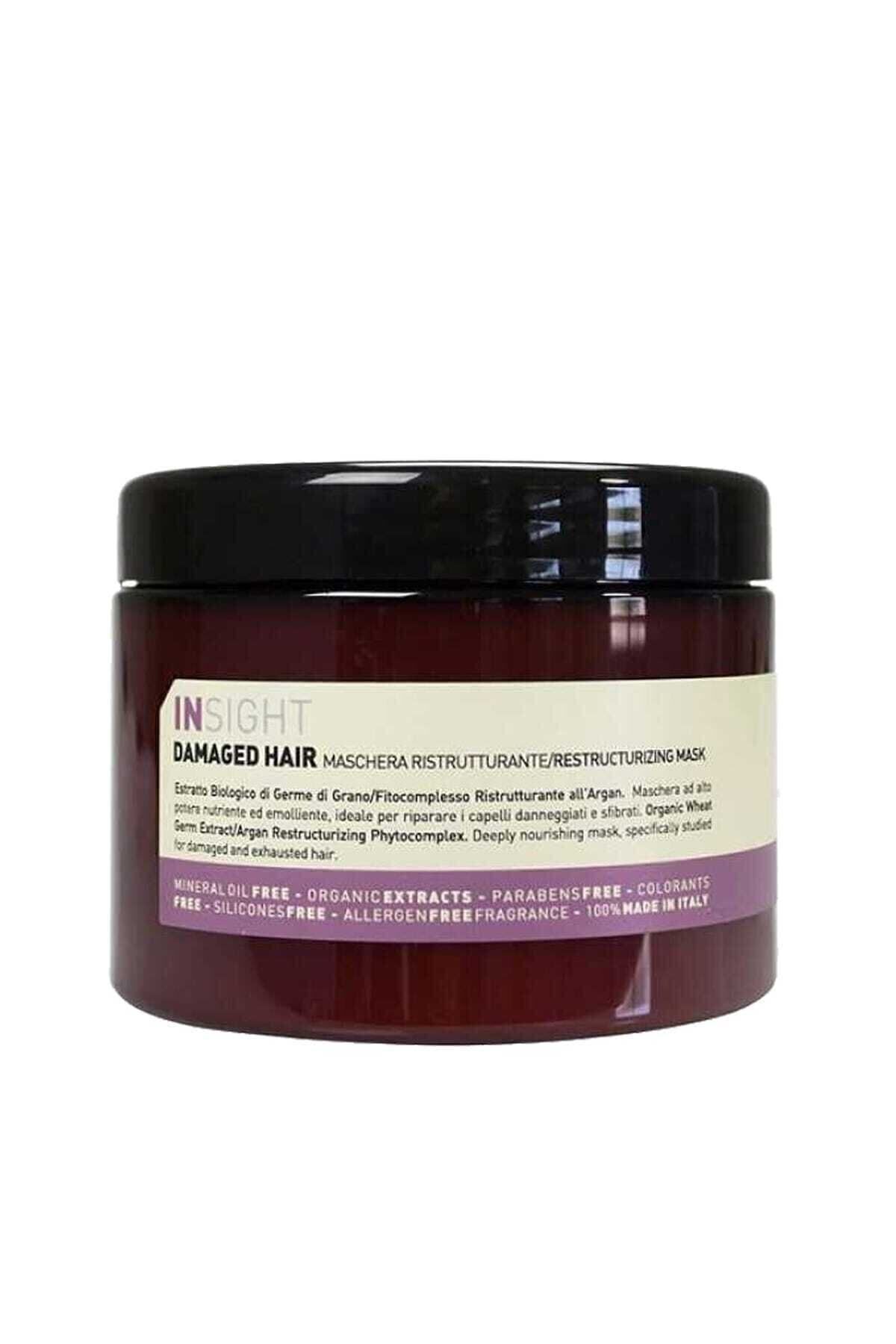 Damaged Hair Restructurizing Yıpranmış Saç Maskesi 400 ml Yeni Nesil Cam Şişe