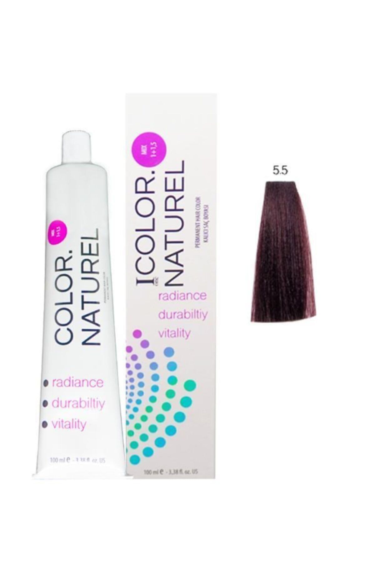 رنگ مو 5.5 تیره آکاجو 100 میلی لیتر Color Naturel