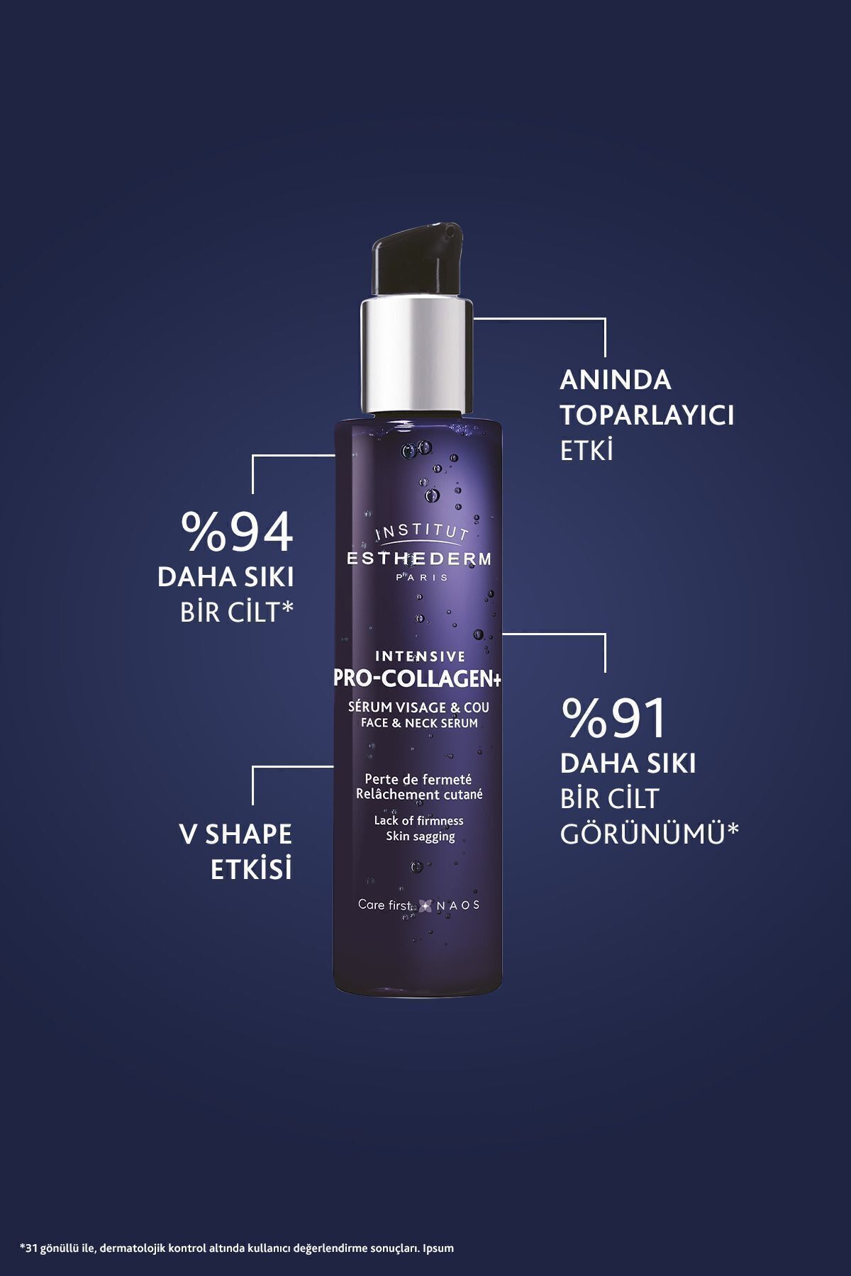 سرم فشرده Pro-Collagen+ ضد پیری و لیفتینگ ضد چروک سرم سفت کننده موثر 30ML INSTITUT ESTHEDERM