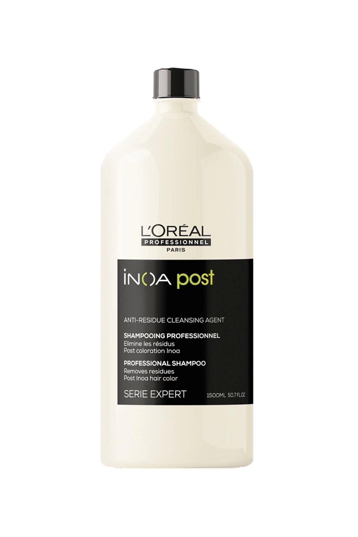 شامپو ثابت کننده و ترمیم کننده رنگ پست Loreal İnoa 1500 میلی لیتر NoONLİNE02 İNOA