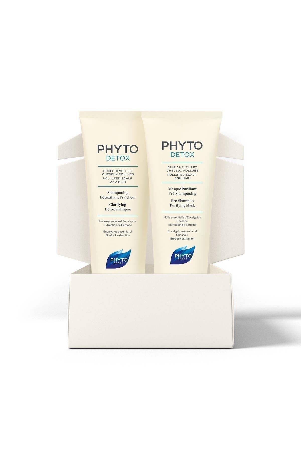 شامپو مردانه و زنانه تصفیهکننده با اثر موثر + ماسک کافره فیتو Phyto