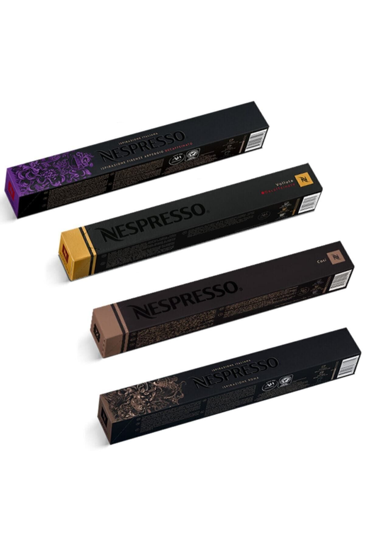 Nespresso Cosi, Roma, Fırenze Arpggıo Decaf Ve Volluto Decaf Kapsül Kahve 10'lu (4'lü Set)