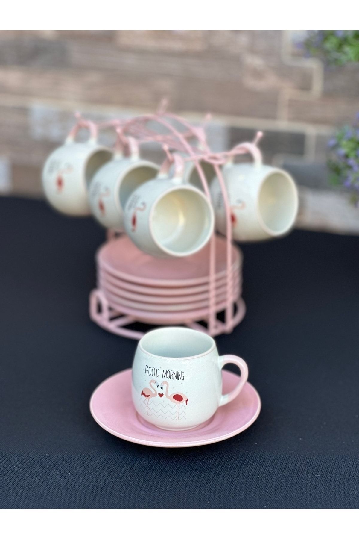 AROW-Flamingo Coffee Set with Hanger 1