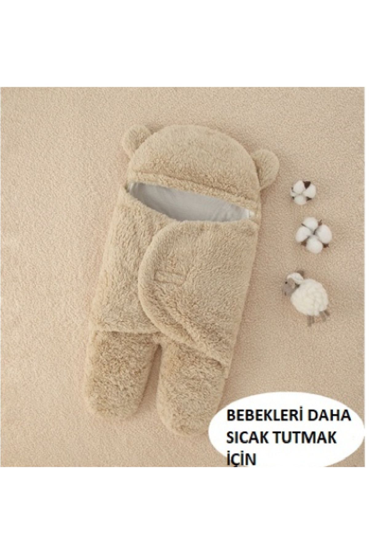 i lin baby Bebek Dış Kundak, Bebek Battaniyesi, Bebek Uyku Tulumu 75 x80 fotoğrafı 2 (önizleme)