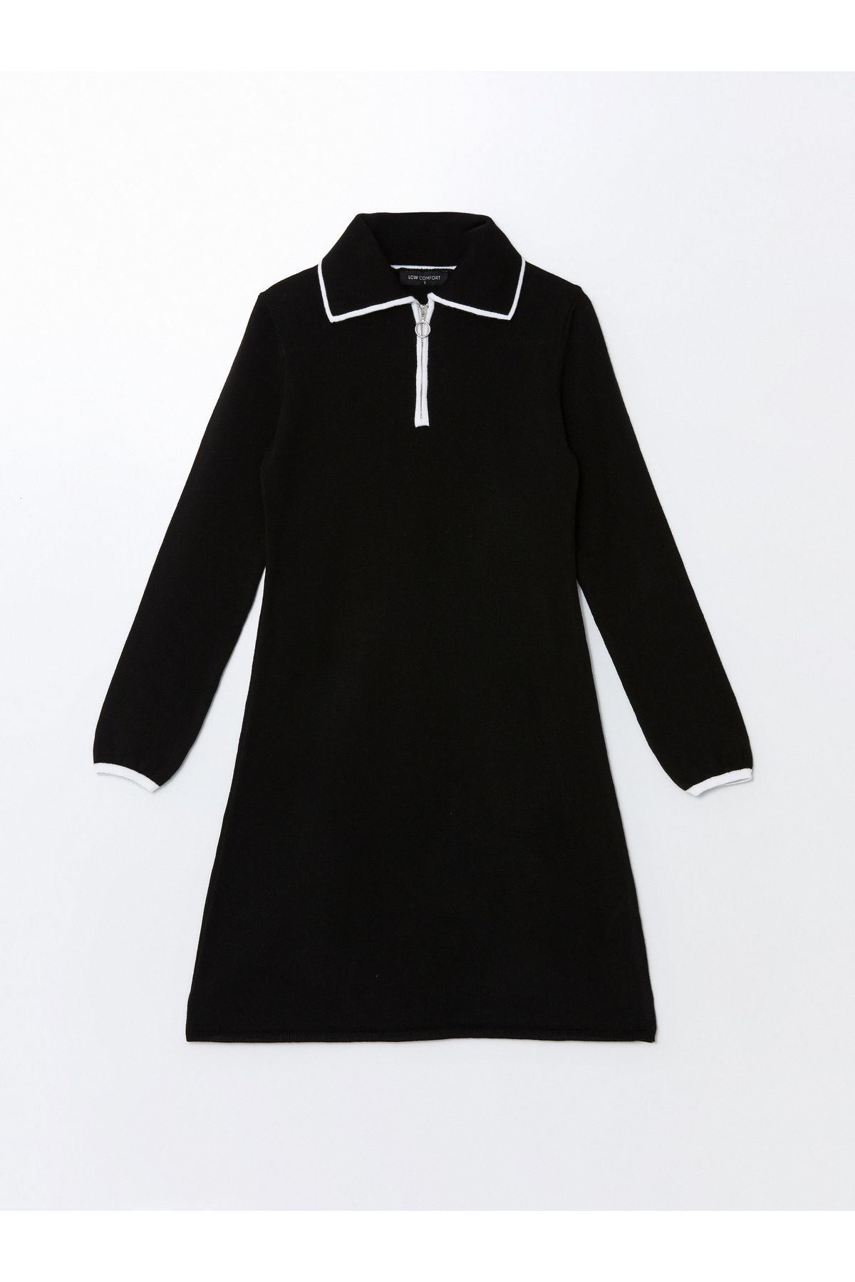 LC Waikiki-Strickkleid für Damen mit Polokragen 1