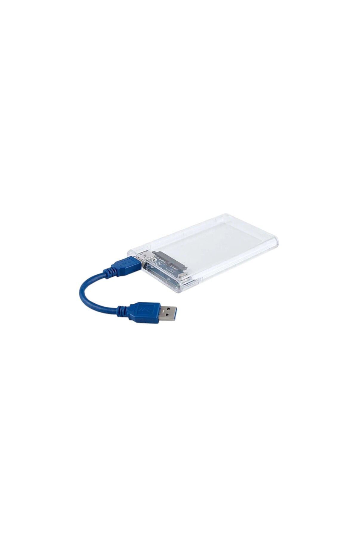 KENLY-Transparent 2.5" Sata SSD Usb 3.0 External Slim Harddisk Box 2