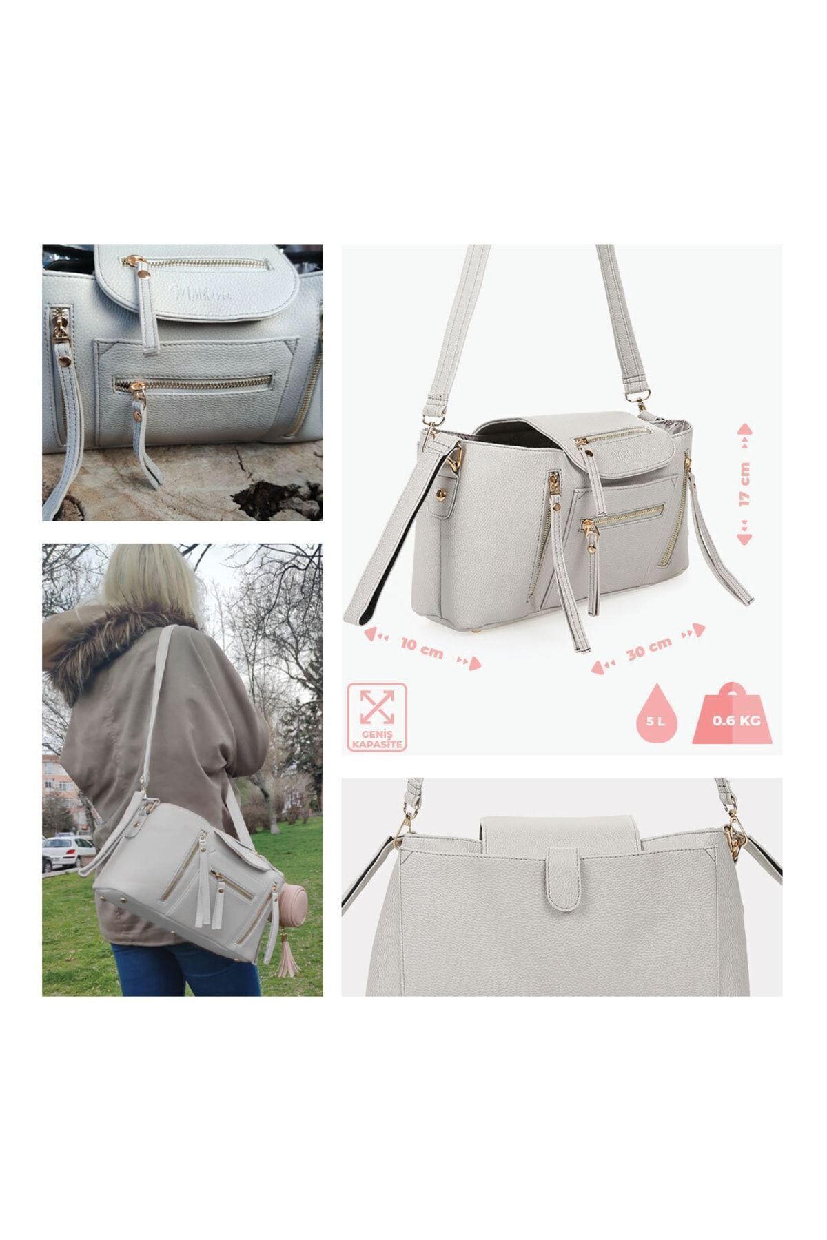 motheric Parenthood Bundle – Anne Bebek Bakım Çantası Set – Bebek Arabası Çantası – Emzik Çantası fotoğrafı 5 (önizleme)