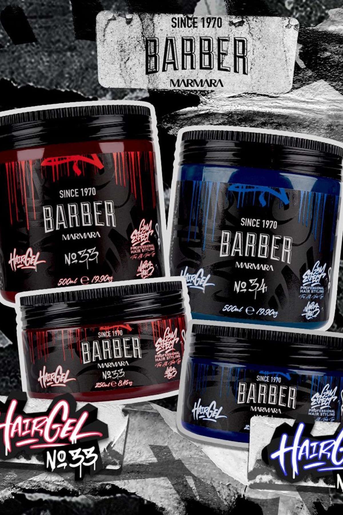 ژل مو   Barber Marmara | 8.69154E+12 اورجینال - تصویر 4
