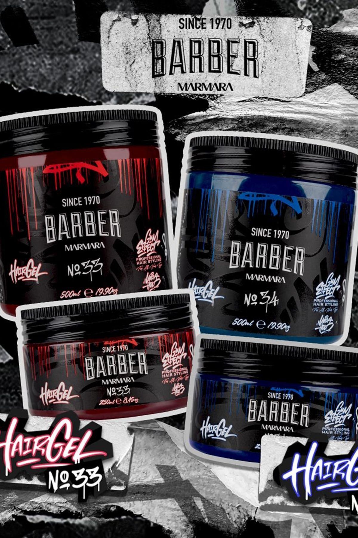 ژل مو   Barber Marmara | 8.69154E+12 اورجینال - تصویر 7
