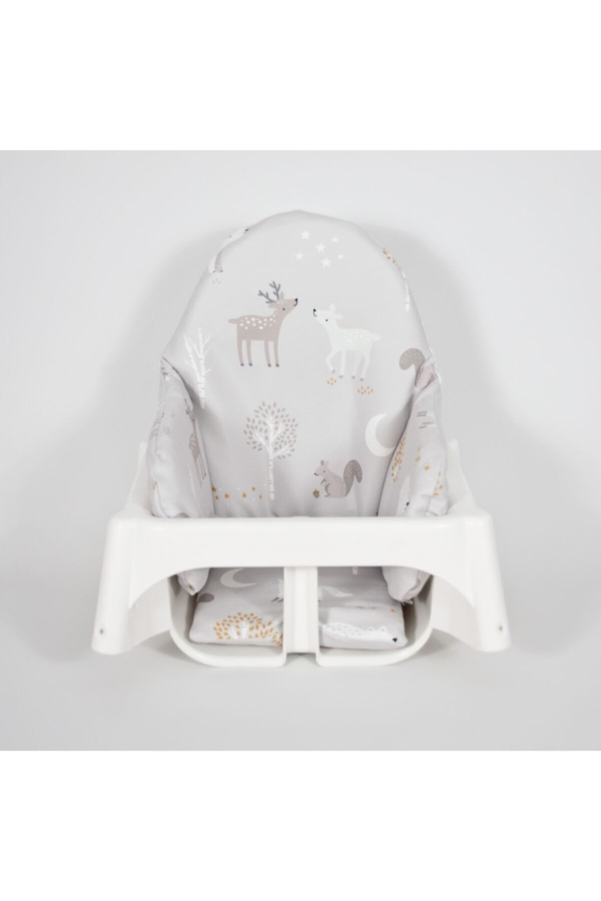 Dear Deer Love Mama Sandalyesi Minderi - Gri Hayvan