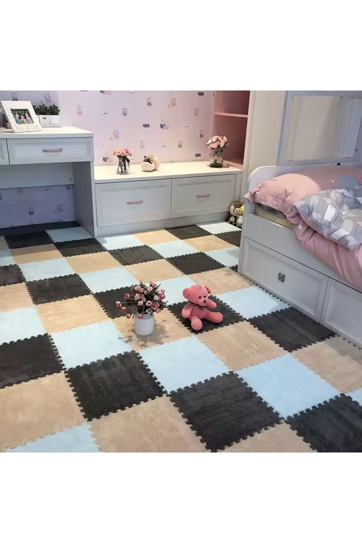 Home Yumuşak Köşelikli Yapboz Puzzle Halı, 10 Parça fotoğrafı 3 (önizleme)