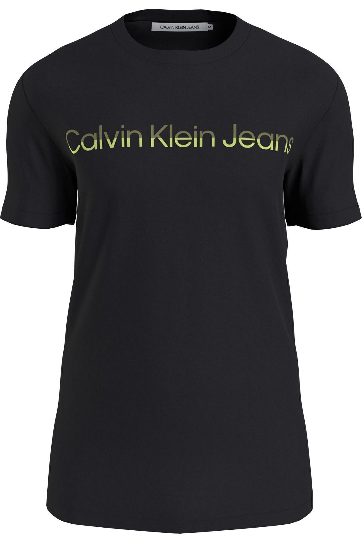 تی شرت مشکی مردانه پنبه آرم برند آقایان با استفاده از مشکیH1 روزانه J30J324682 0GO Calvin Klein