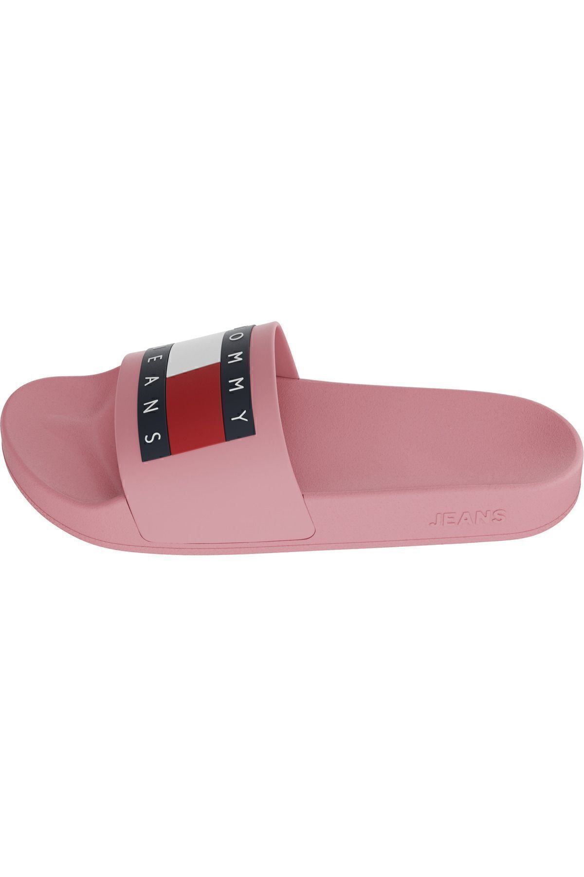 دمپایی صورتی زنانه لاستیک مبتنی بر ورود به نام تجاری با روزمره PINK1 EN0EN02115 Tommy Hilfiger