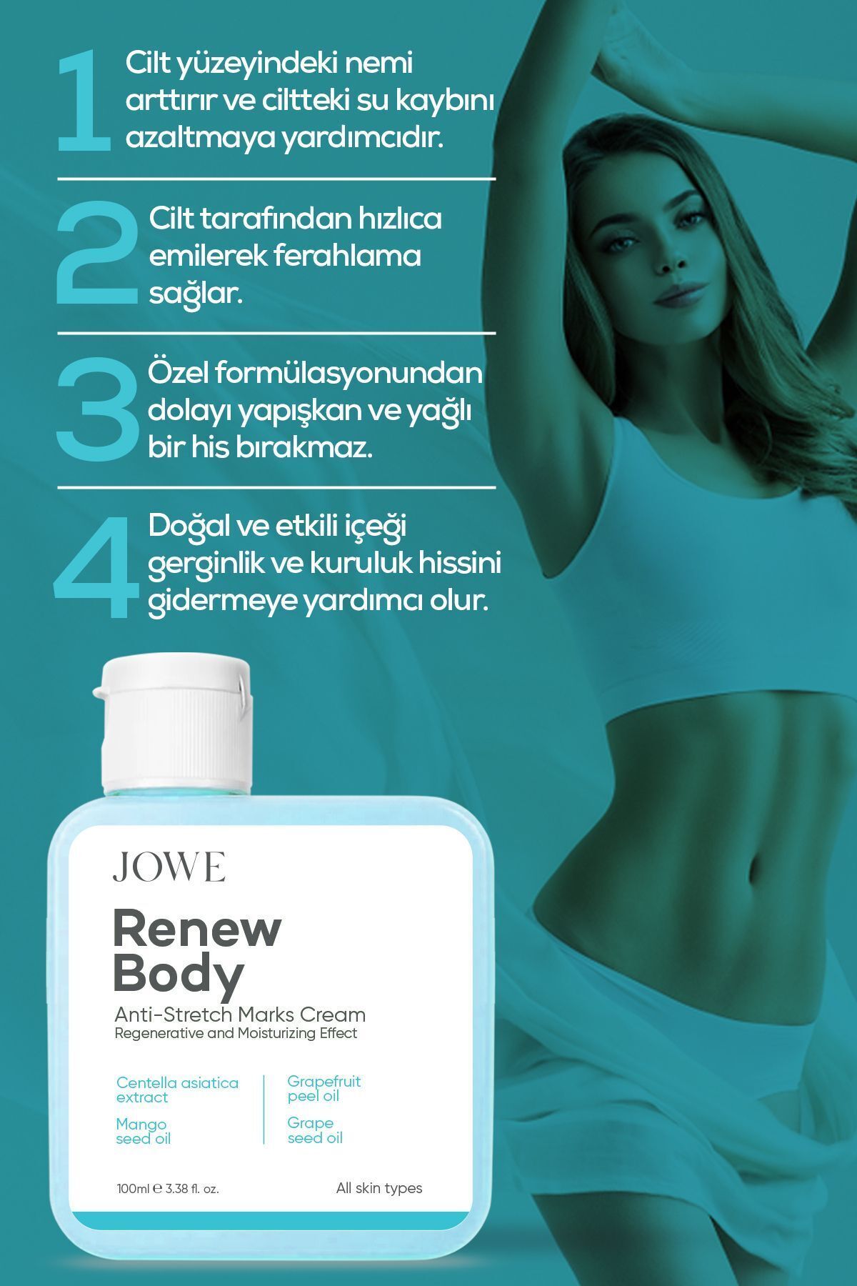 Yenileyici Ve Nemlendirici Çatlak Kremi - 100 ml — RB-100ML — تصویر 4 از 5