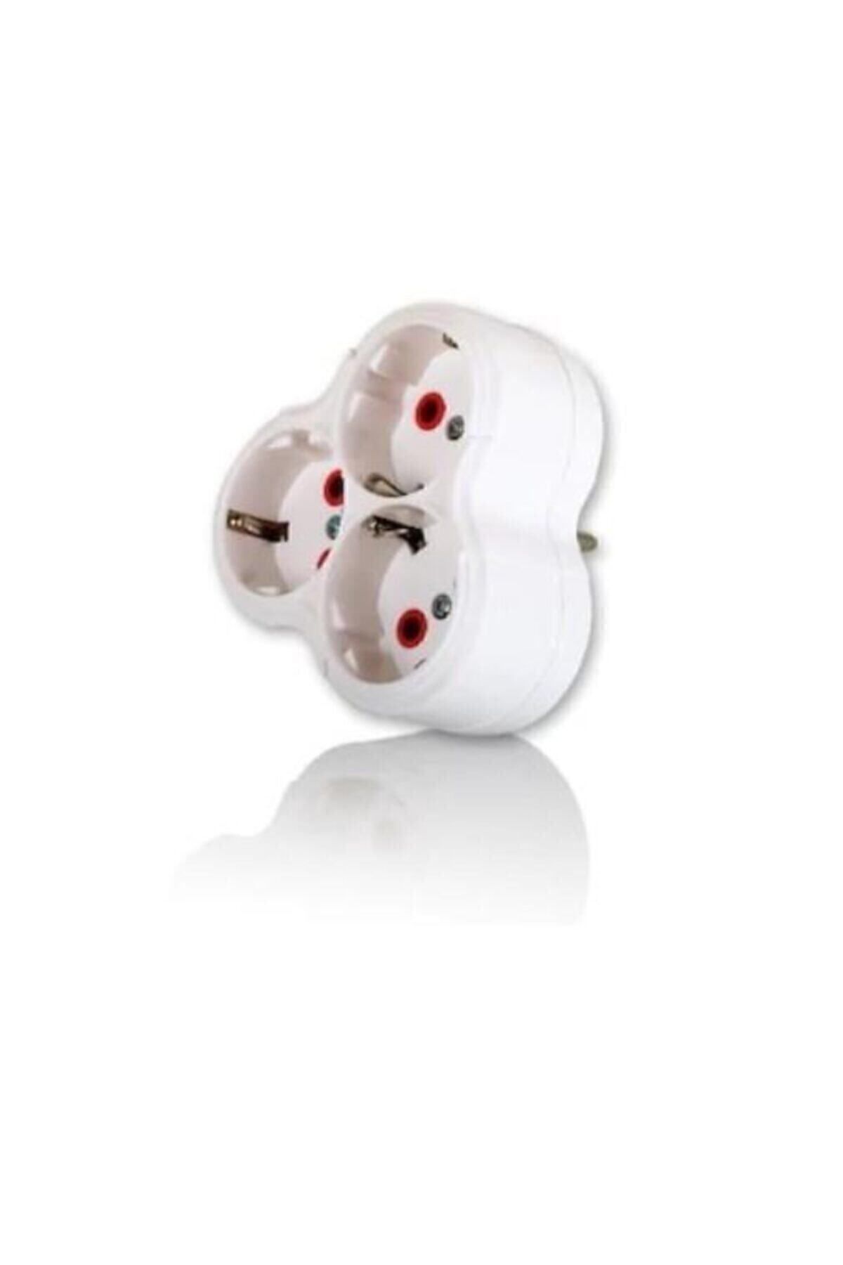 Genel Markalar 3'lü Topraklı Papatya Golyat Priz 1. Kalite