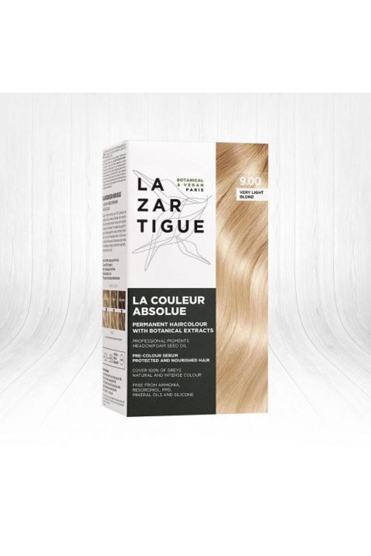 رنگ مو لازارتیگ Absolue Color 9.0 بلوند بسیار روشن J.F Lazartigue