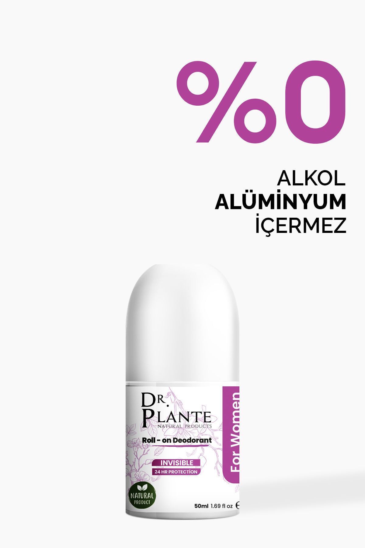 دئودورانت طبیعی Roll-on Dr.plante 50 میلی لیتری زنانه Dr. Plante