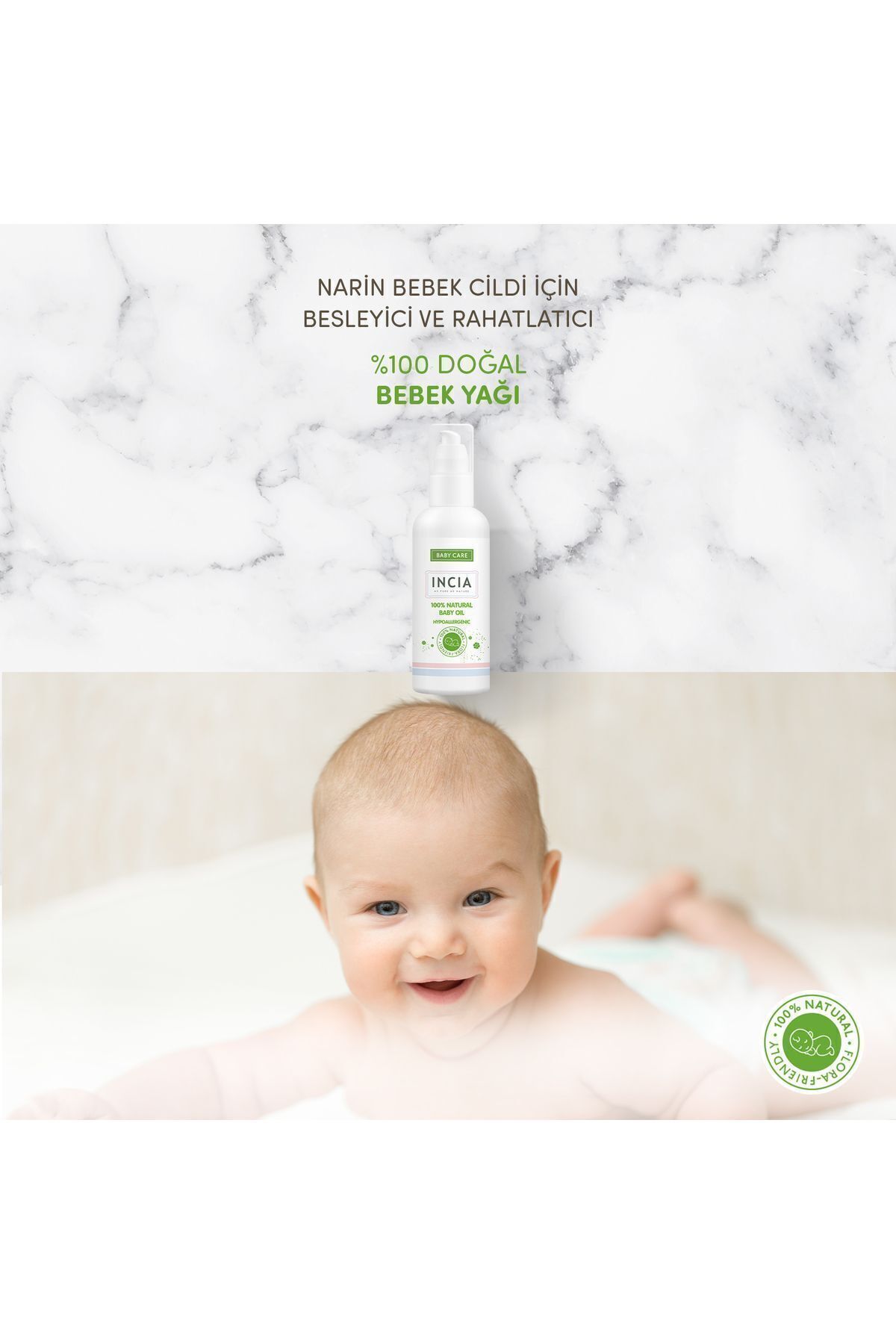 %100 Doğal Bebek Yağı Organik Jojoba Bakım Masaj Yağı Parafinsiz Bitkisel Vegan 110 ml