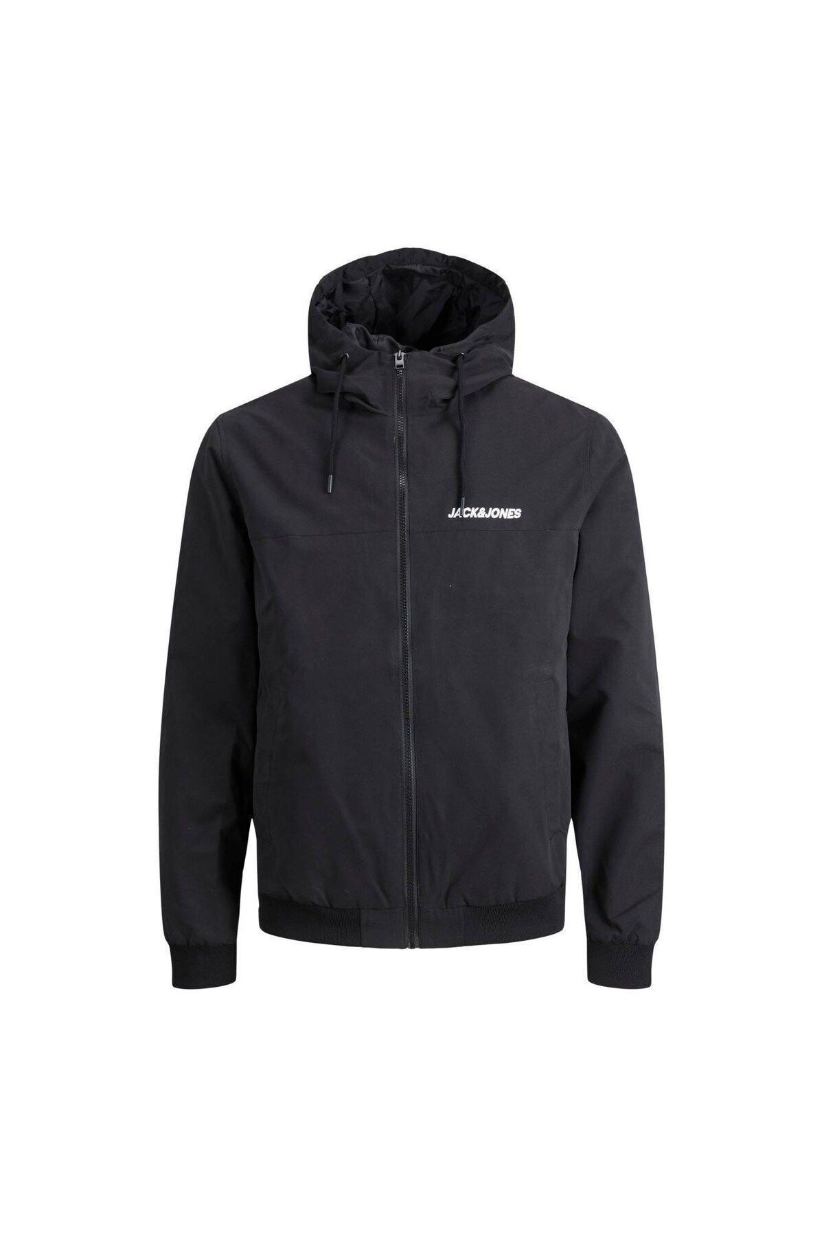 کاپشن مردانه مشکی جک اند جونز | 14W13RUSH208 اورجینال - تصویر 3