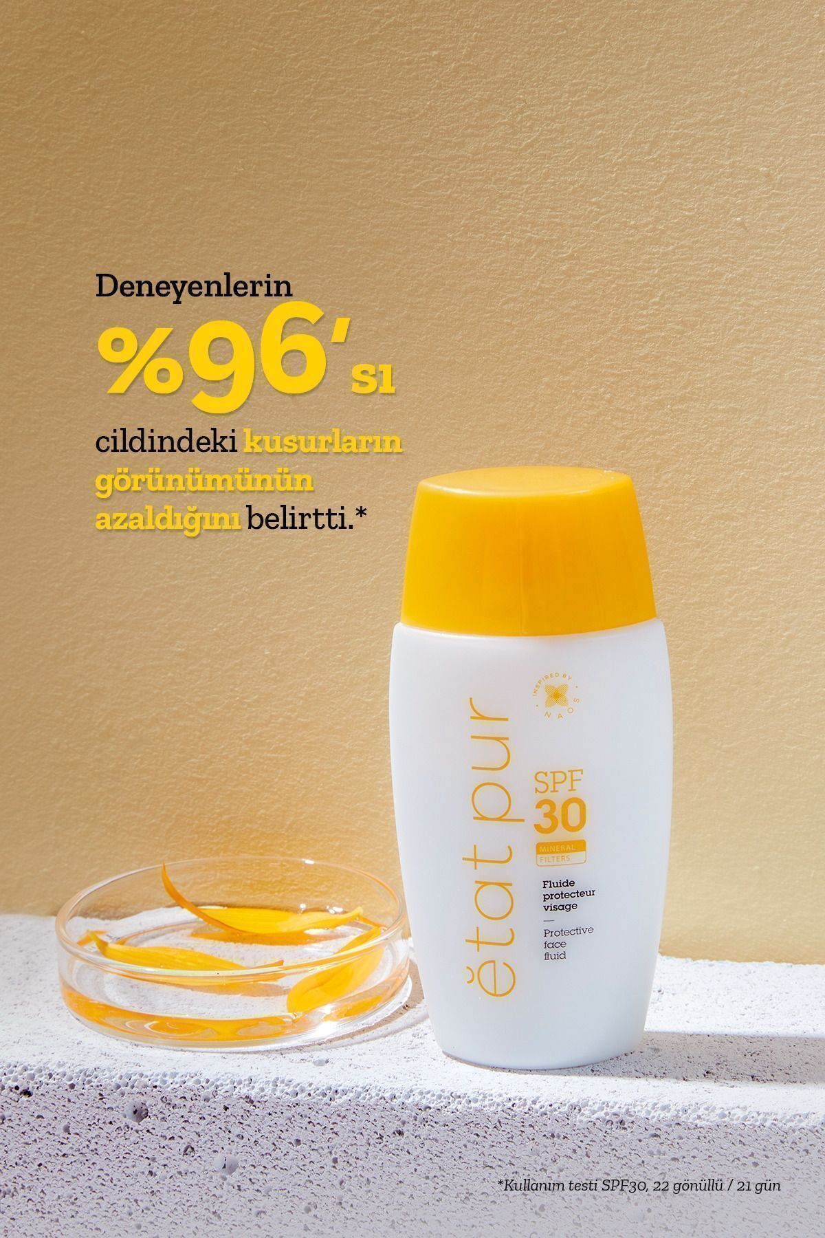 مایع معدنی محافظ Spf30 40 میلی لیتر Etat Pur
