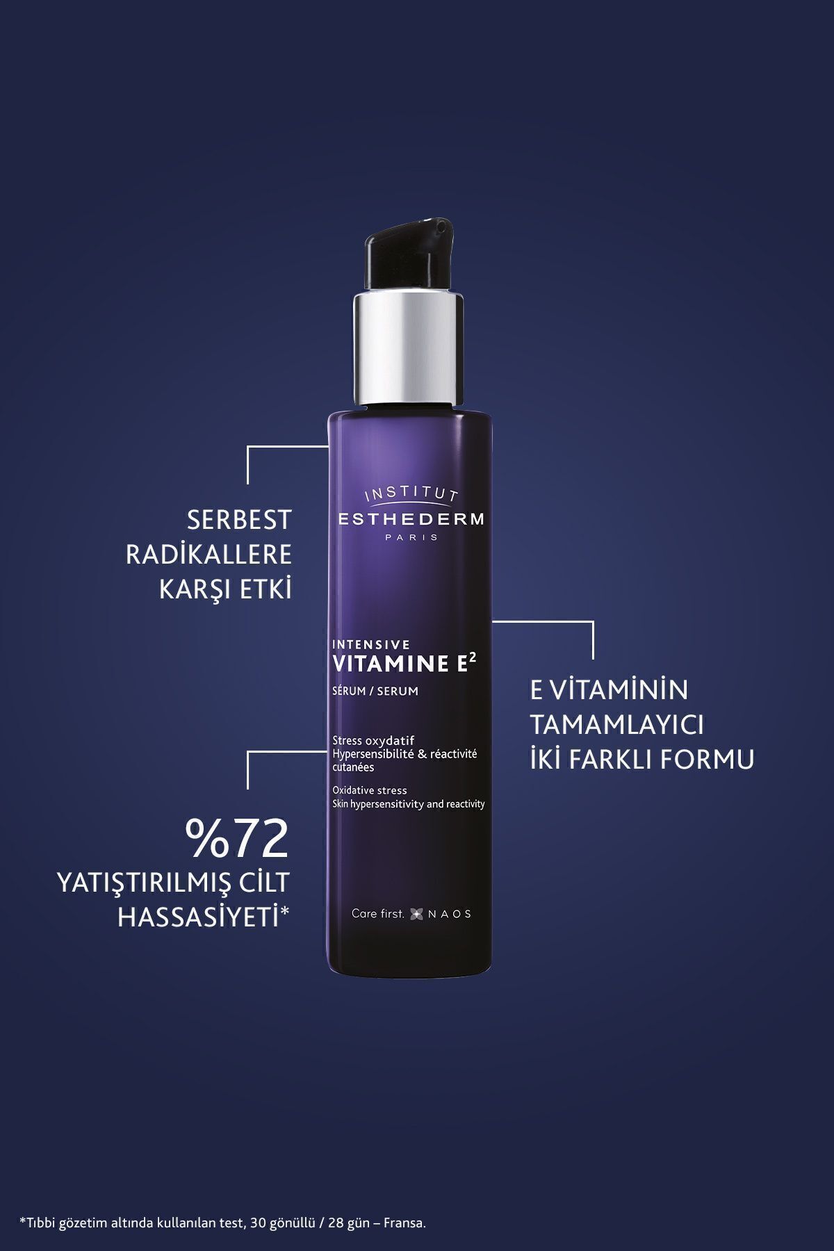 سرم شدید ویتامین E2 ضد قرمزی برای پوست های حساس 30 میلی لیتر INSTITUT ESTHEDERM