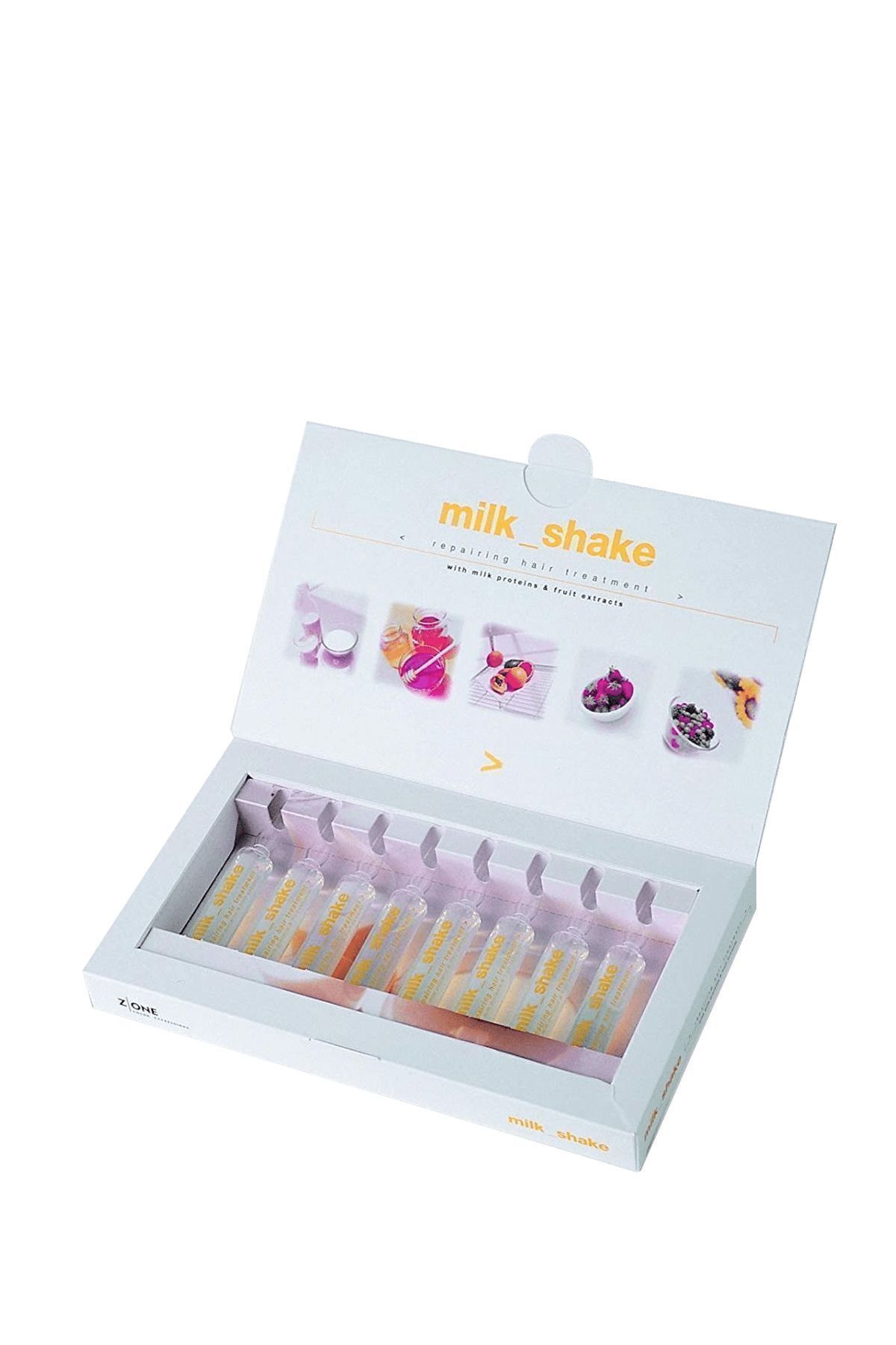 آمپول ترمیم کننده مراقبت از مو 8 x 12 میلی لیتر 8032274051190 Milkshake