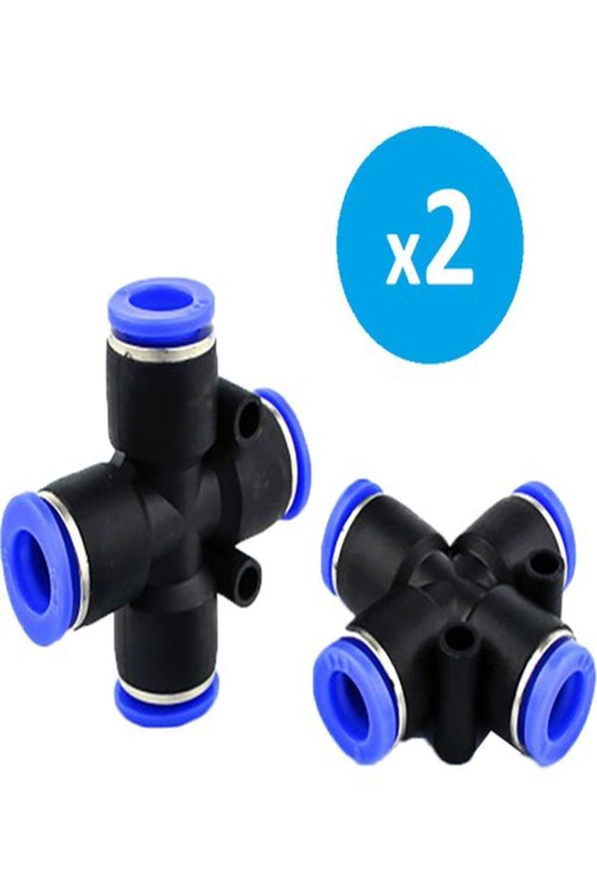 Firetech-6 mm Pneumatic Nipple Kruva - Pack of 2 1
