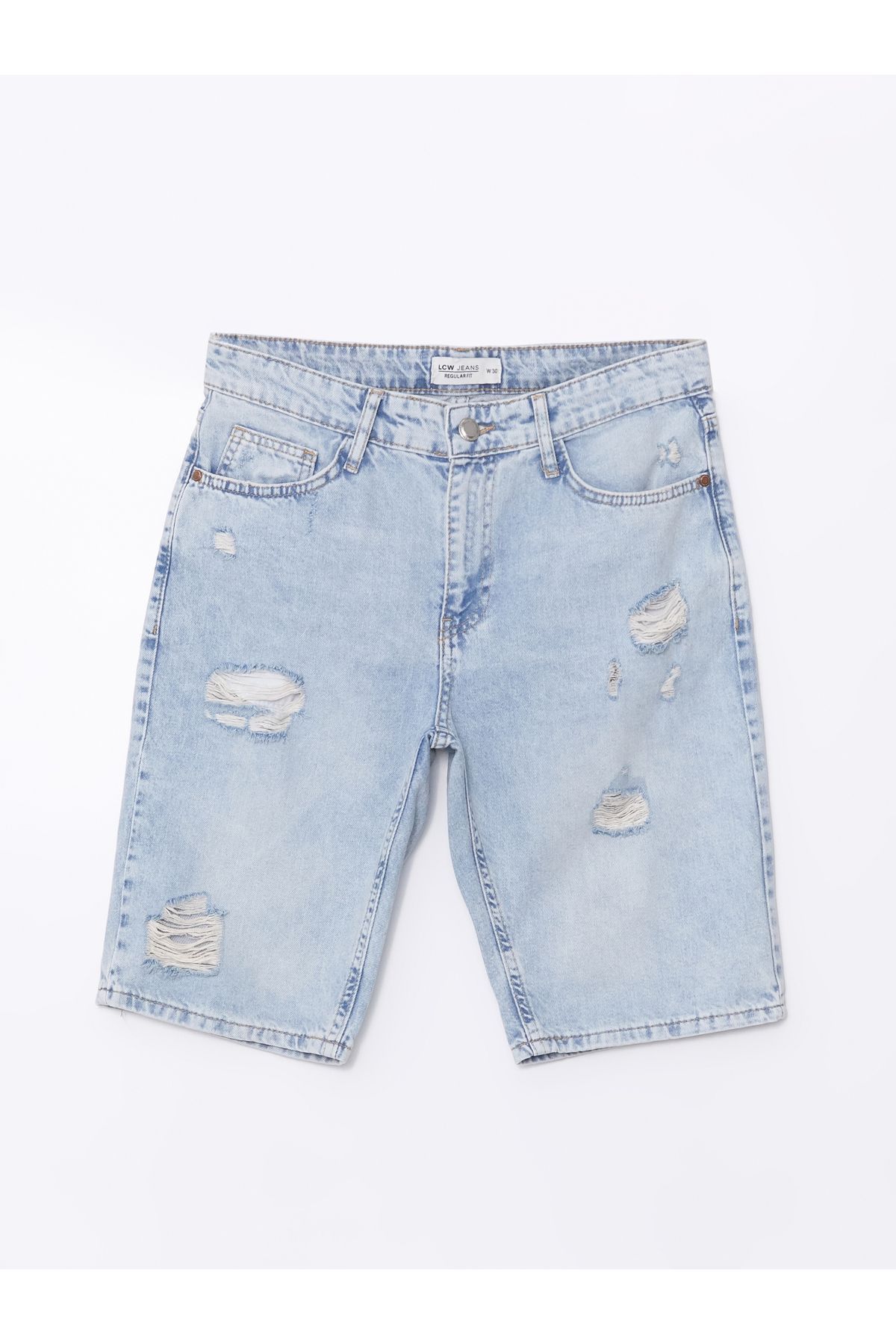 LC Waikiki-Ανδρικό τζιν σορτς - Standard Fit 5