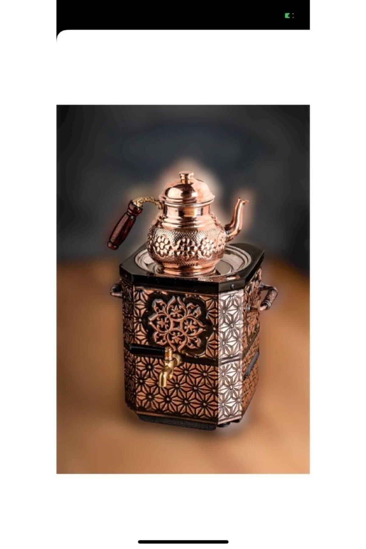 Bakır Jelli Semaver (DEMLİK DAHİLDİR)