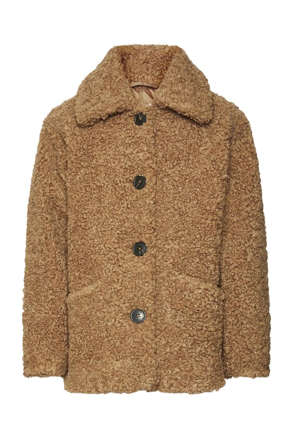 Vero Moda Girl Teddyfell Mantel VMKYLIE Jacke- Trendyol