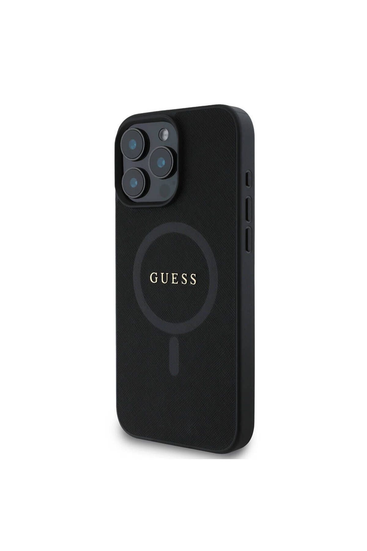 کاور و قاب آیفون 16 PRO CASE GUESS MAGSAFE دارای مجوز شارژ SAFFIANO کلاسیک سازگار Guess