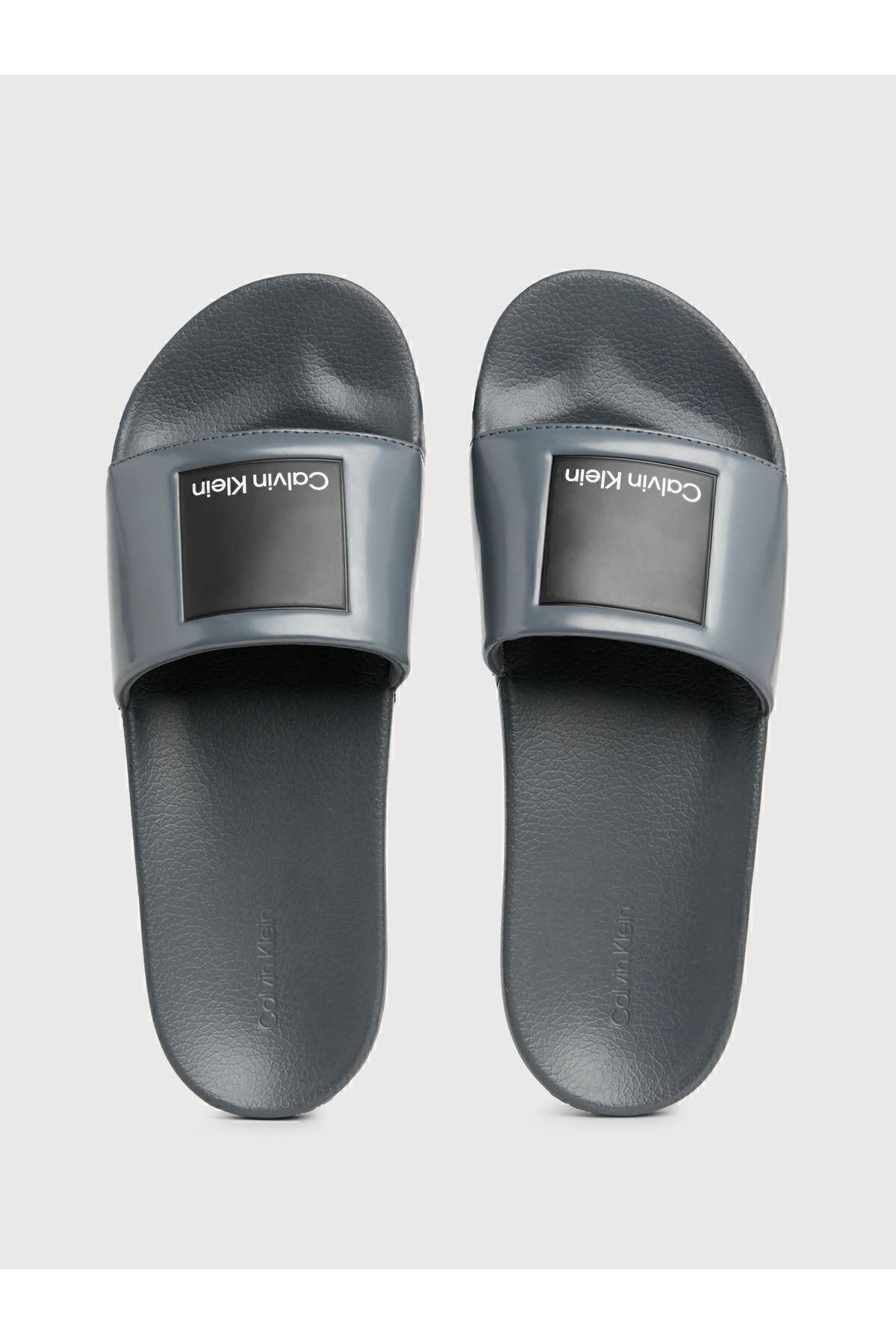 دمپایی خاکستری مردانه HM0HM01466 PCX اورجینال Calvin Klein