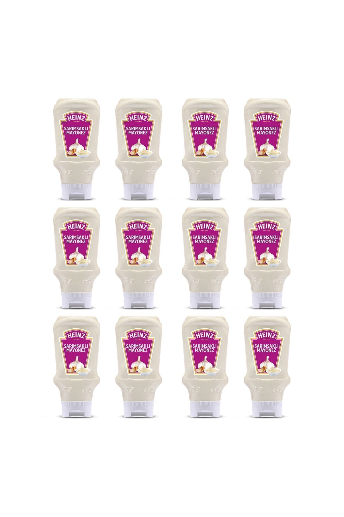Heinz Sarımsaklı Mayonez 400 Gr X 12 Adet