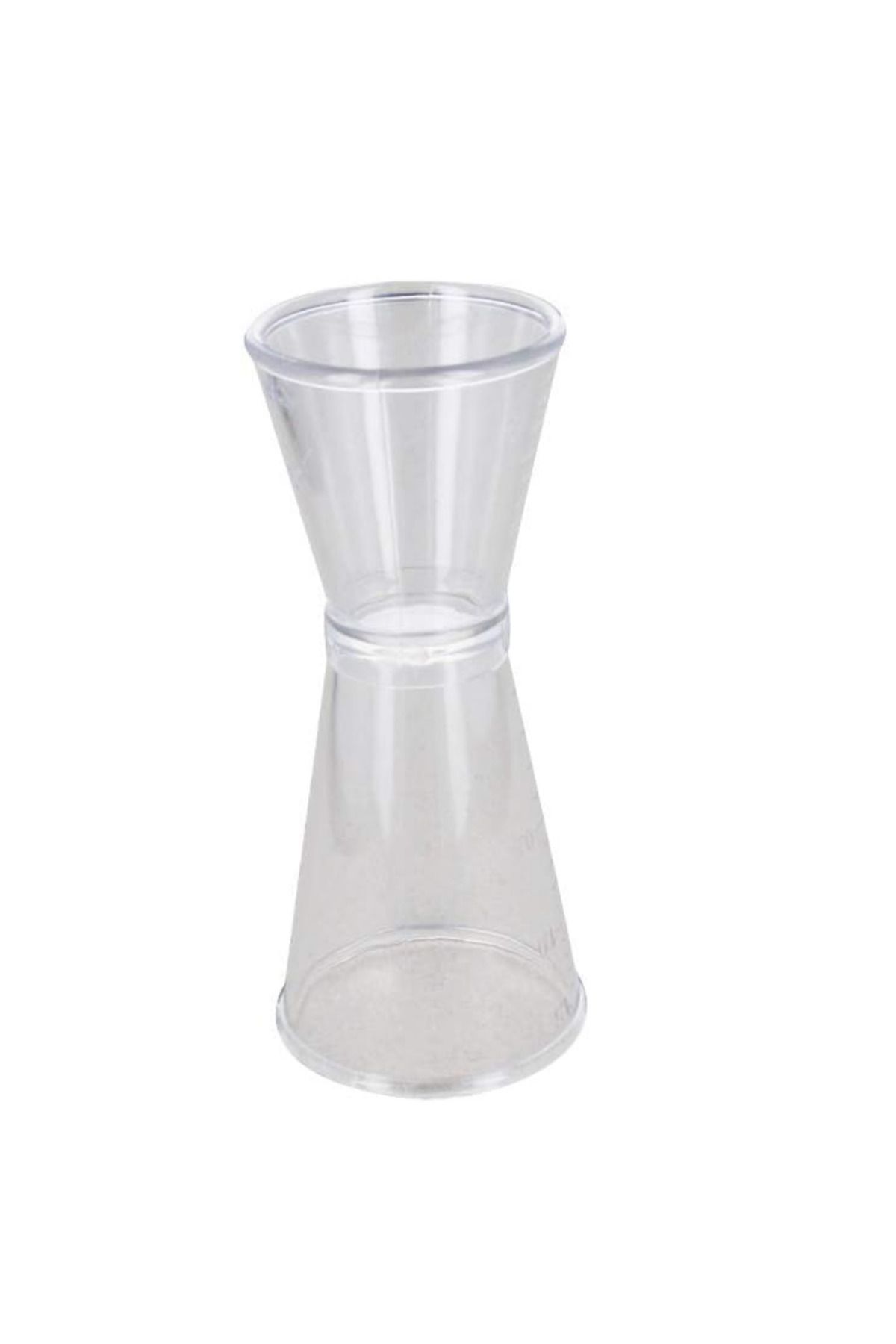 adin tasarım Jigger 2/4 cl Kokteyl Ölçeği Akrilik Bartender Kokteyl Jigger Bar Koktely Malzemesi Ölçek Yazılı