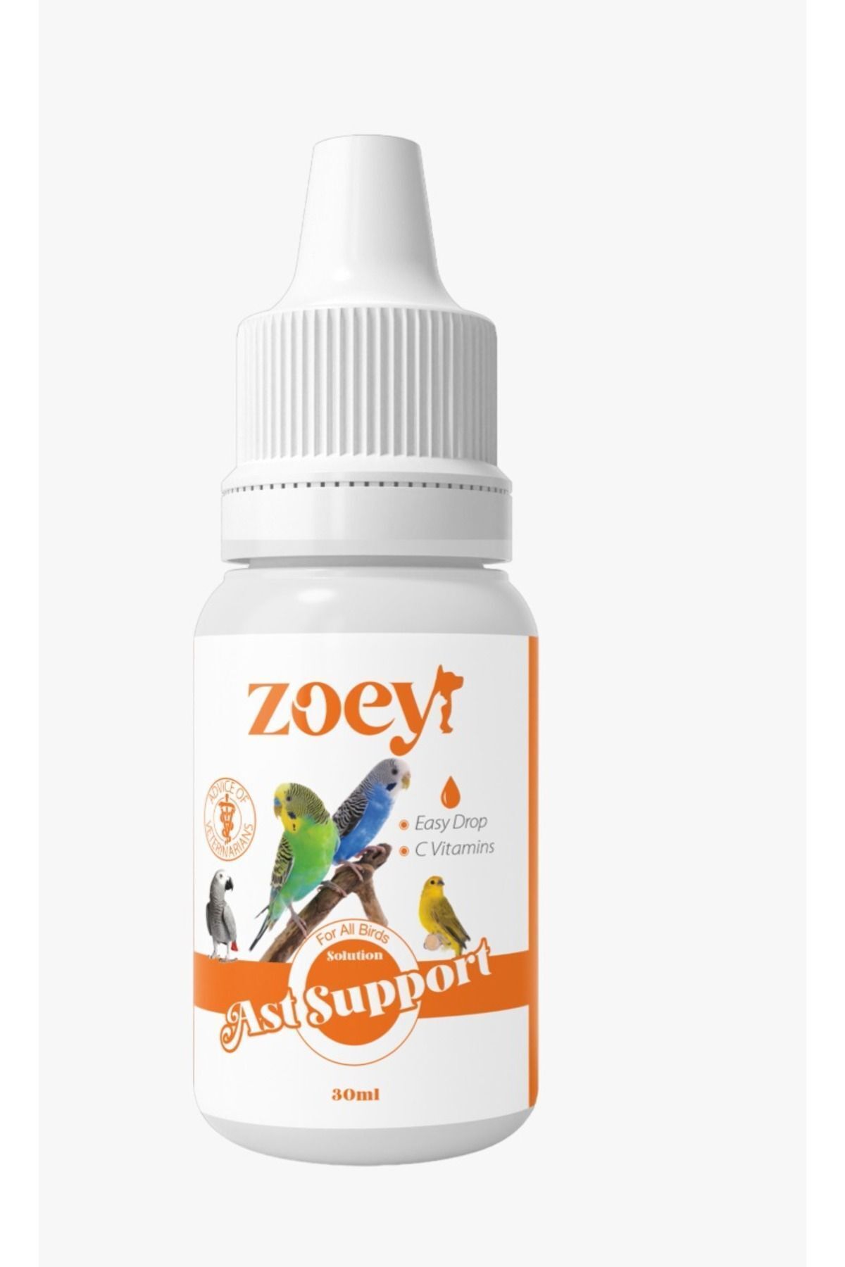 ZOEY PET PRODUCTS Ast Support Kuşlar Için Solunum Sistemi Destekleyicisi 6'lı