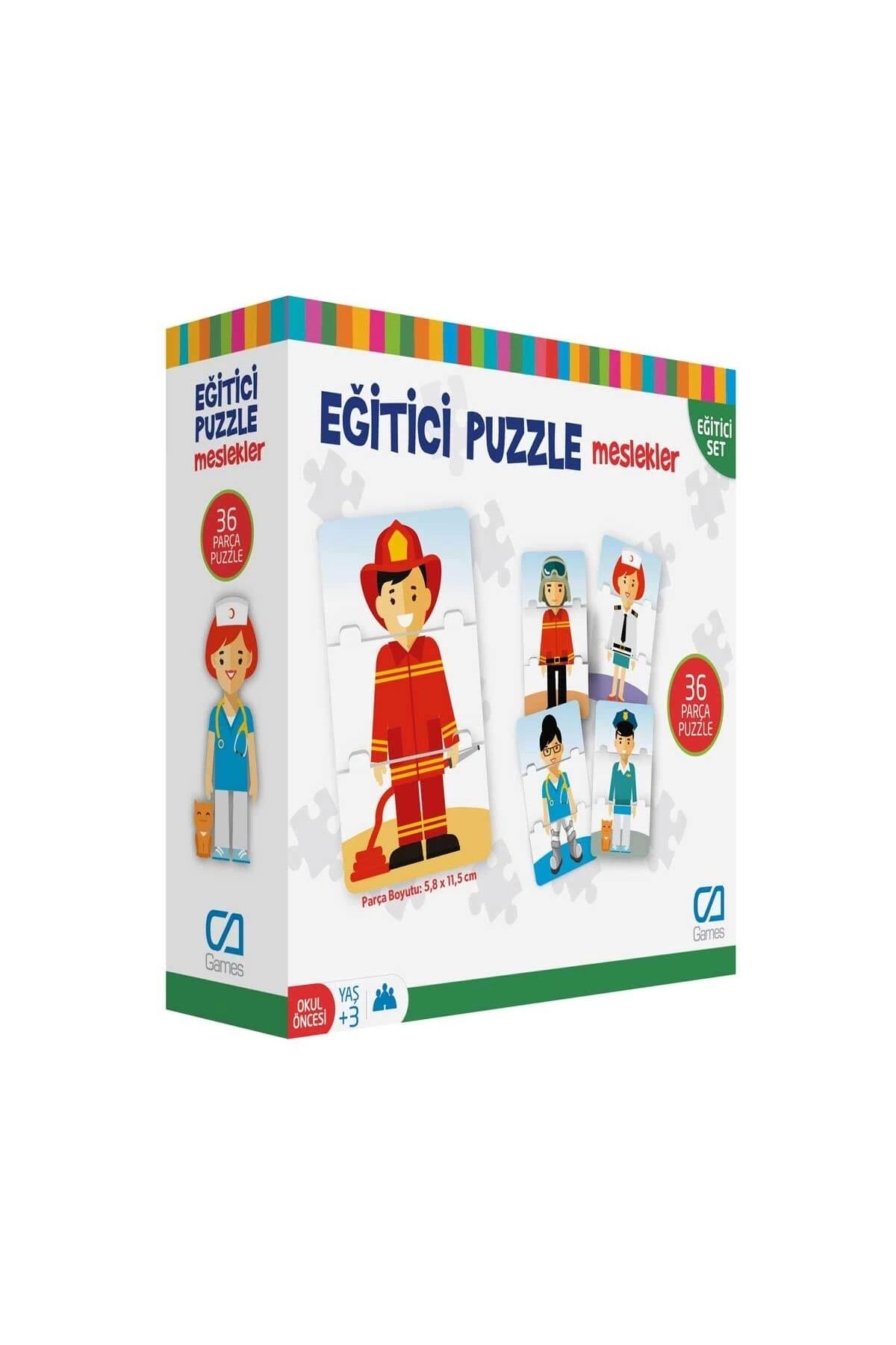 Genel Markalar Games Eğitici Puzzle Meslekler 36 Parça 5030