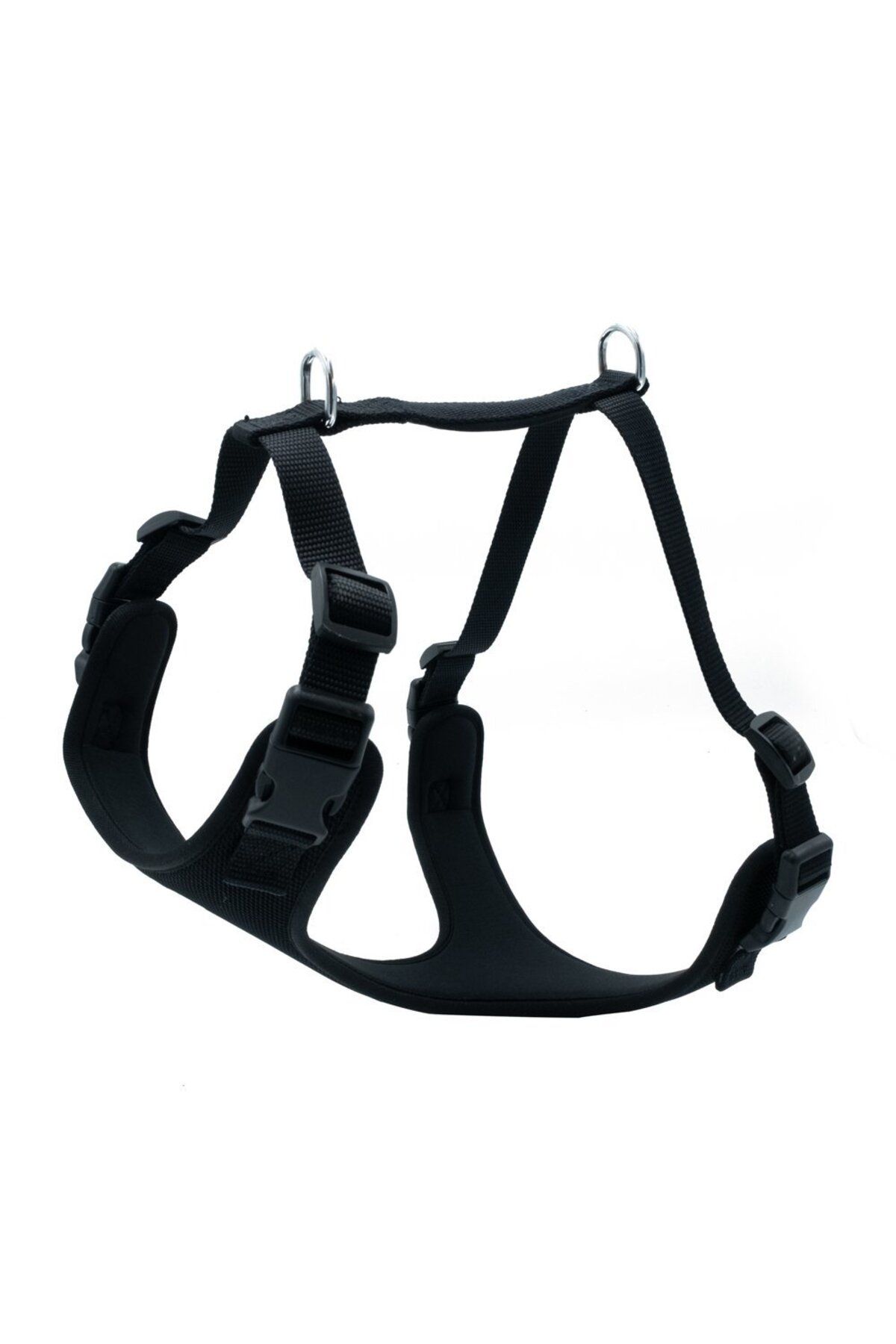 SAVEX Doggie Havalı Dokuma Göğüs Tasması Siyah 2.0*45-55 cm (ADGT M)