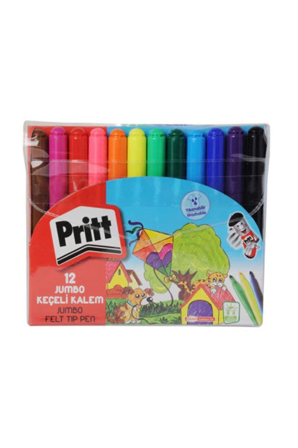 Pritt Jumbo Keçeli Kalem 12'li