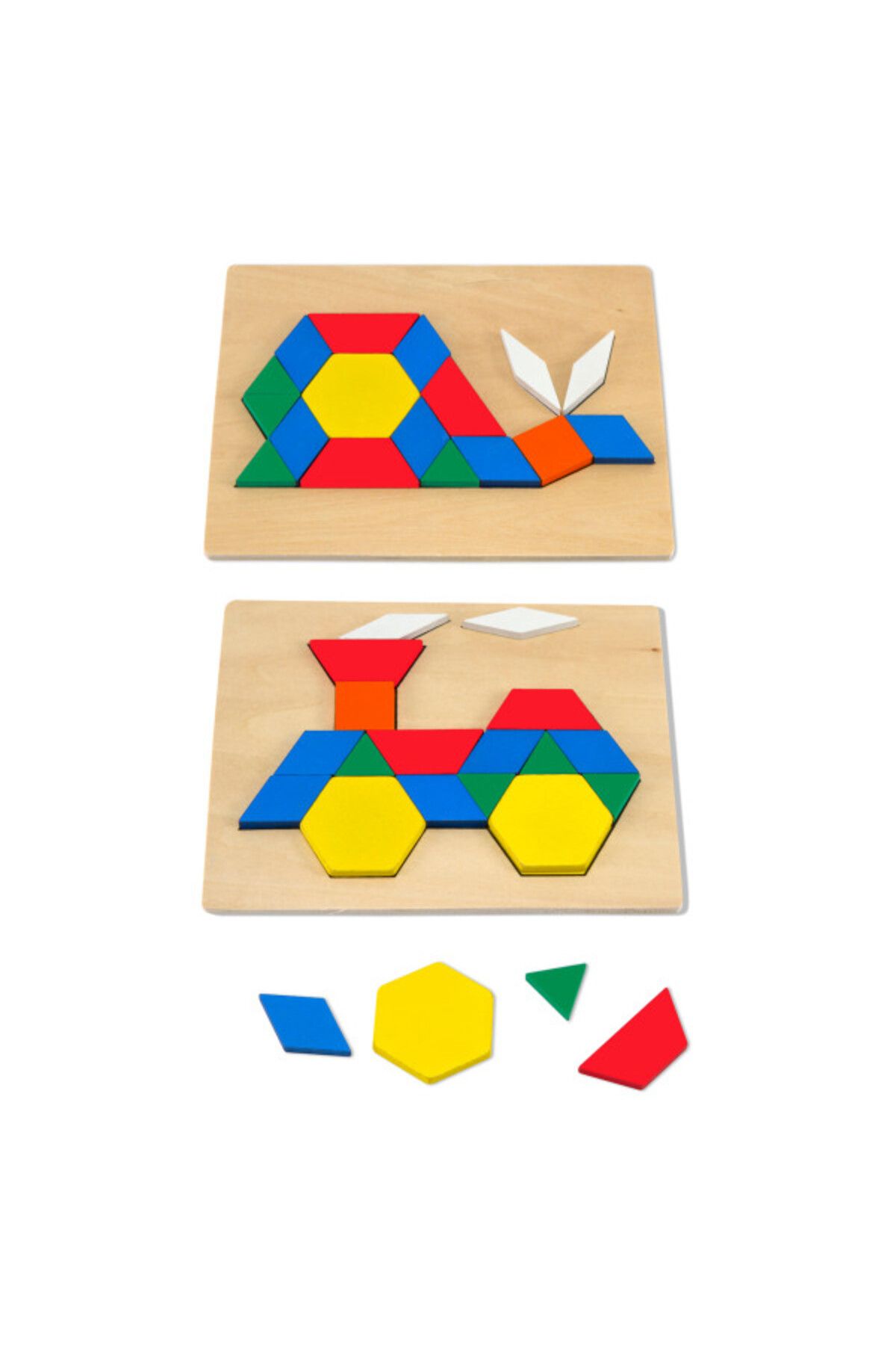 Melissa & Doug-Melissa And Doug Wooden Advanced Shape Puzzle 4