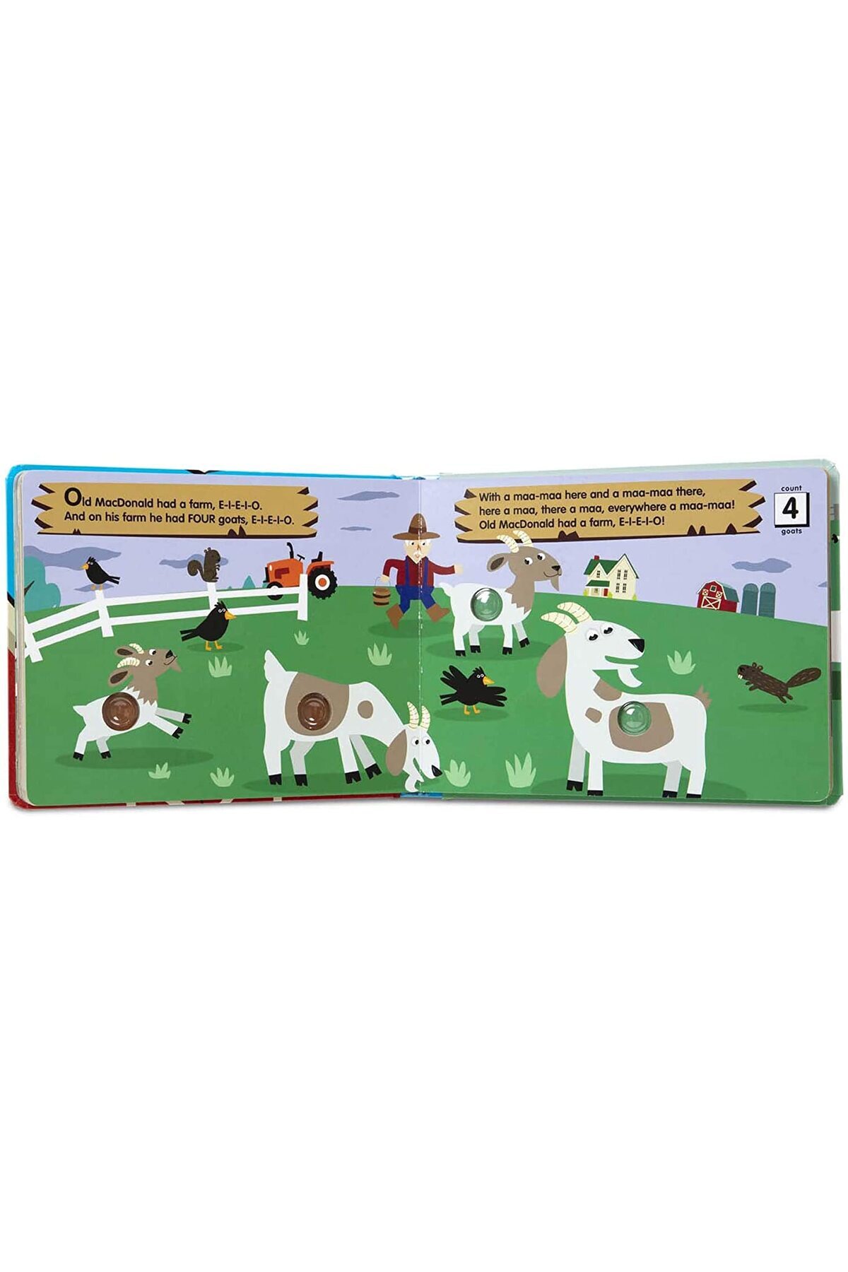 Adeda Yayınları Melissa and Doug Poke-A-Dot İnteraktif Kitap - Old MacDonald's Farm fotoğrafı 2 (önizleme)