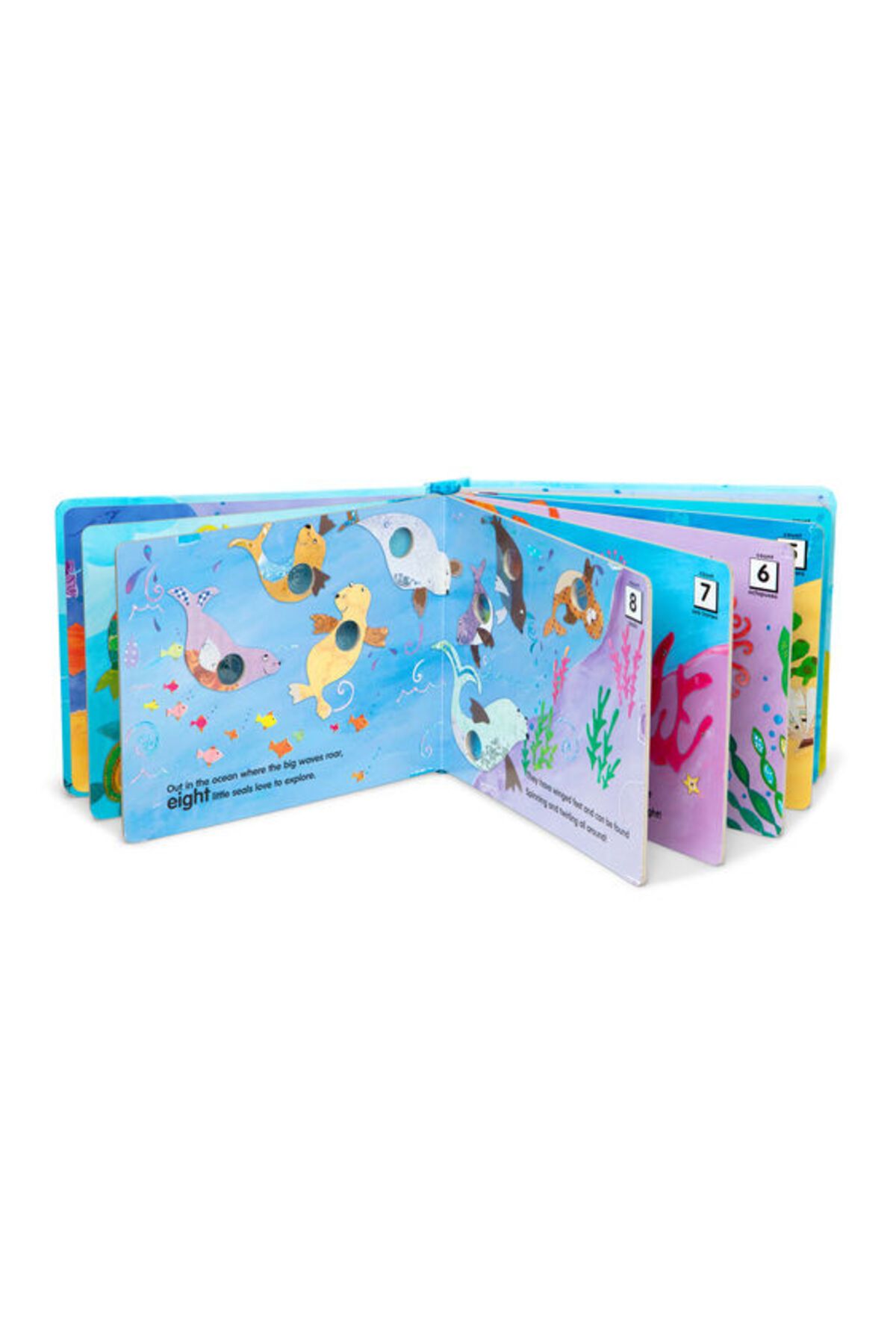 کتاب های فعالیت و آموزشی Melissa Doug ملیسا داگ پوک دات تعاملی چه کسی در اقیانوس Melissa & Doug