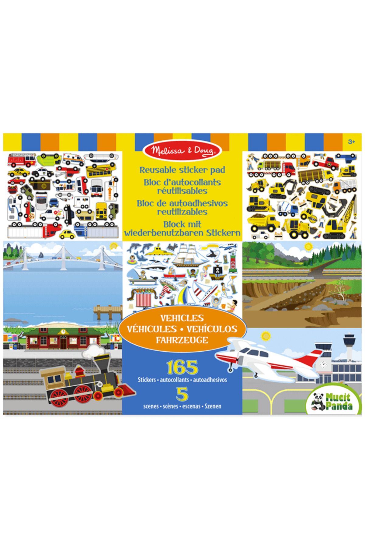 Melissa & Doug Melissa And Doug Tak Çıkar Çıkartma Kitabı - Araçlar