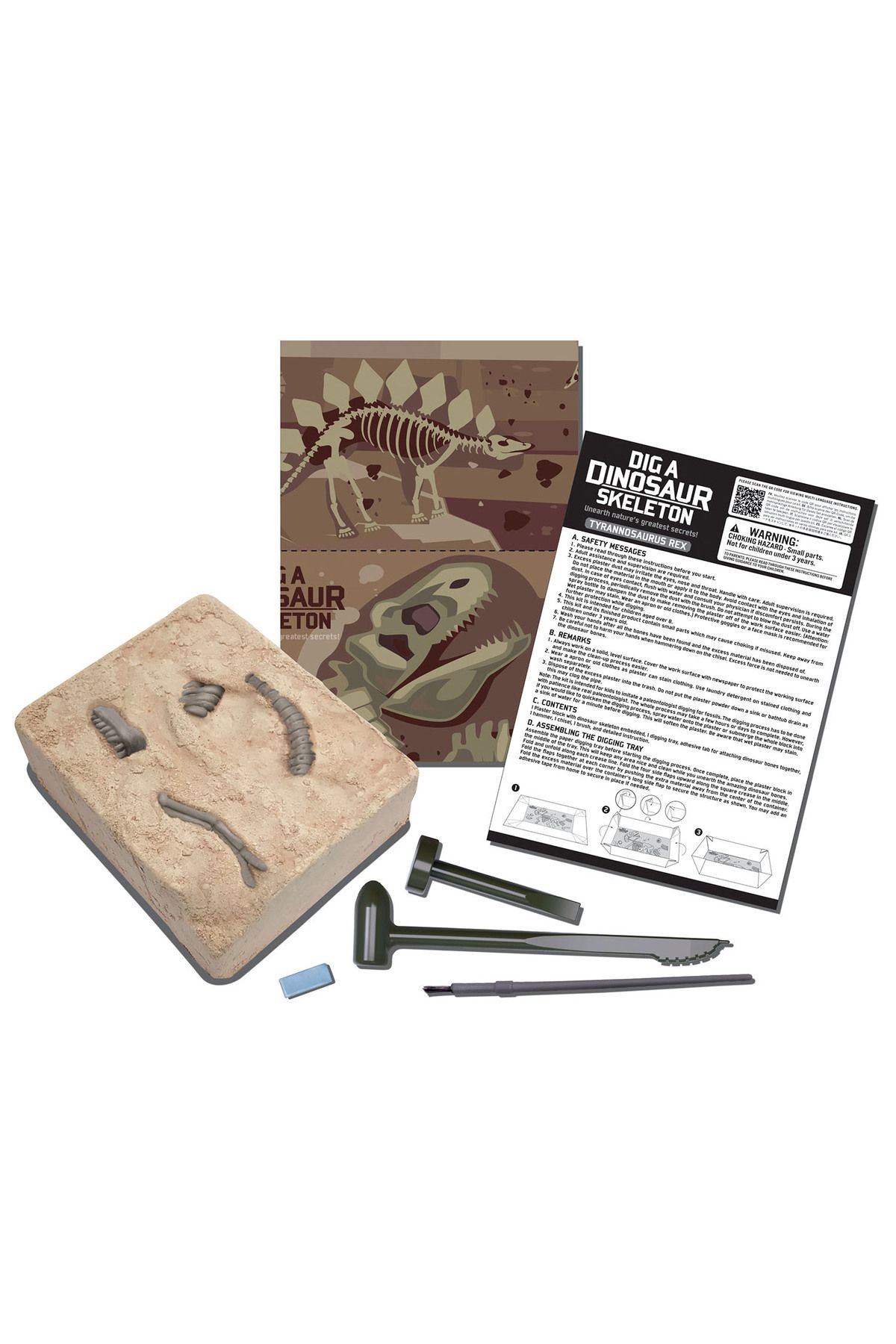 4M-Dig A T-Rex Skeleton Trex Excavation Set 5
