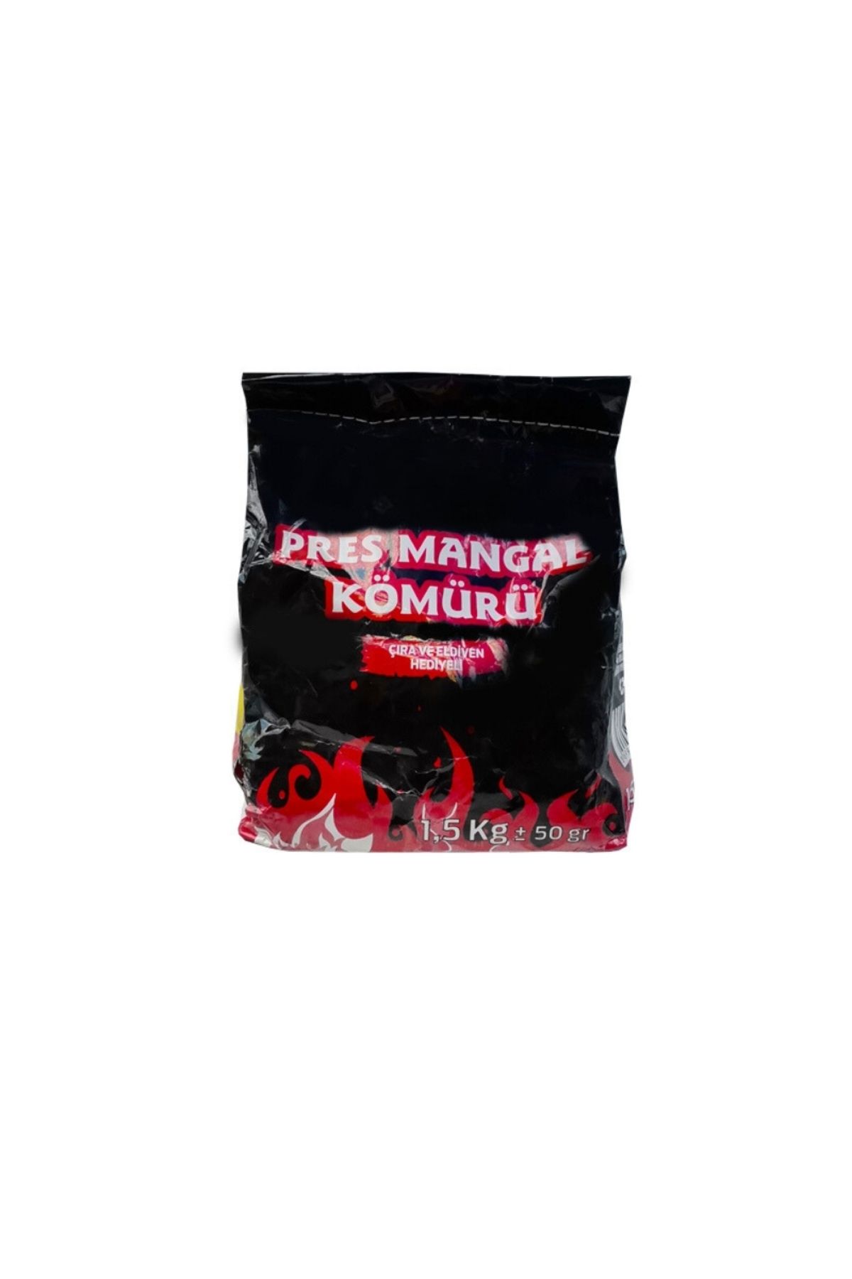 pazarella Mangal Kömürü 1.5 Kg Çıra ve Eldiven Hediyeli