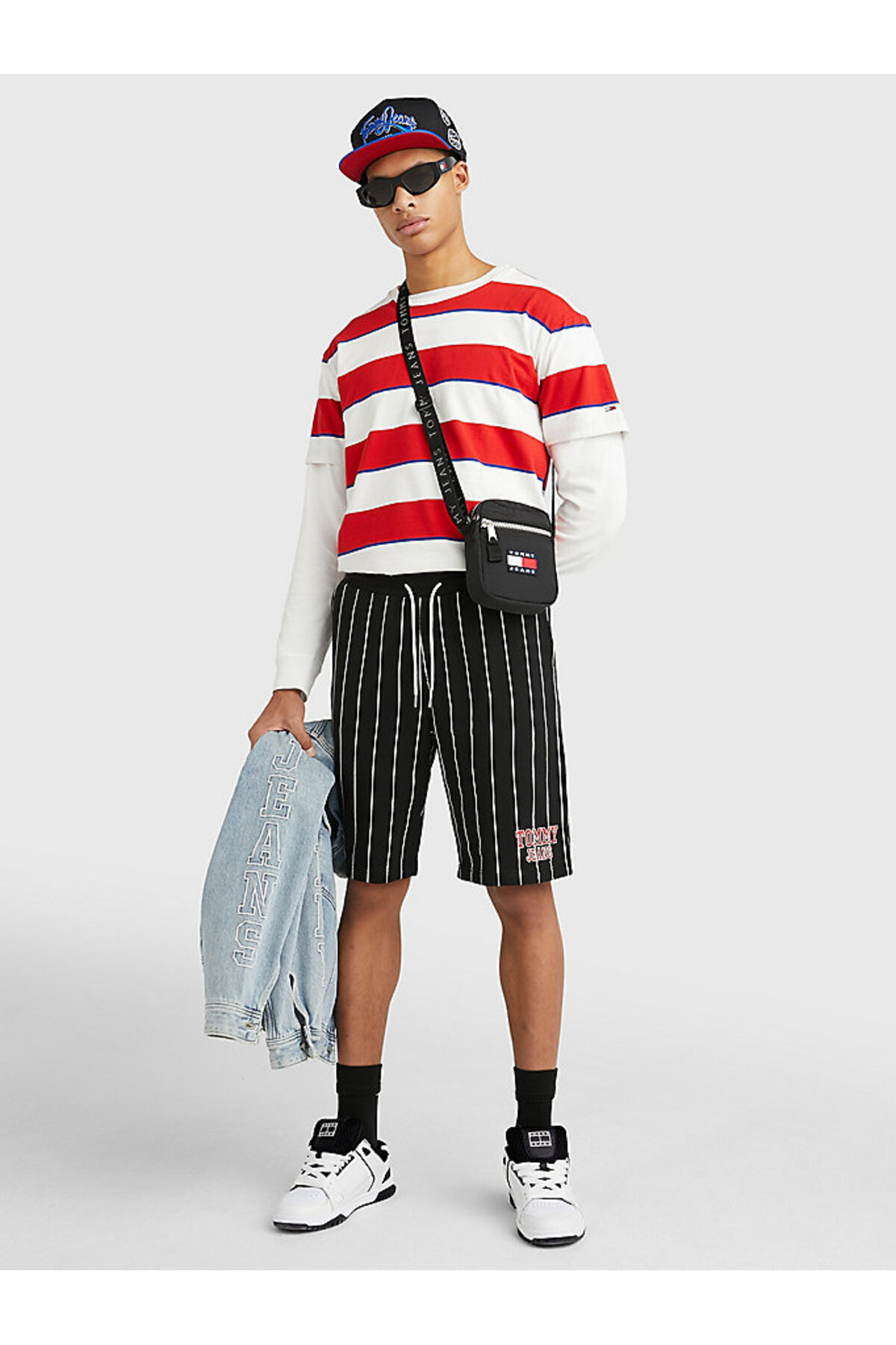 کفش اسنیکر مردانه راسته | تامی هیلفیگر Tommy Hilfiger EM0EM01158YBR - تصویر 6