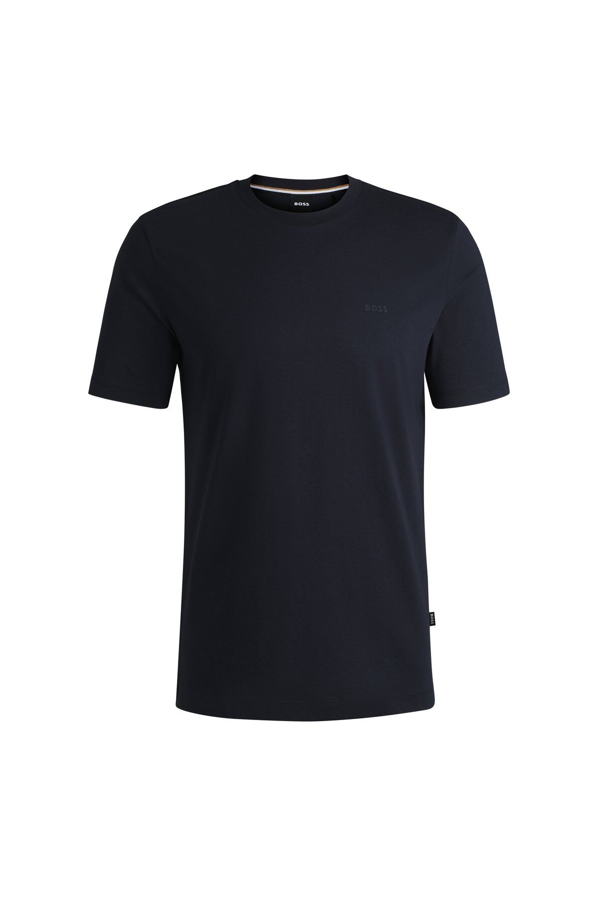 تی شرت آبی مردانه پنبه تناسب معمولی t shirt BOSS