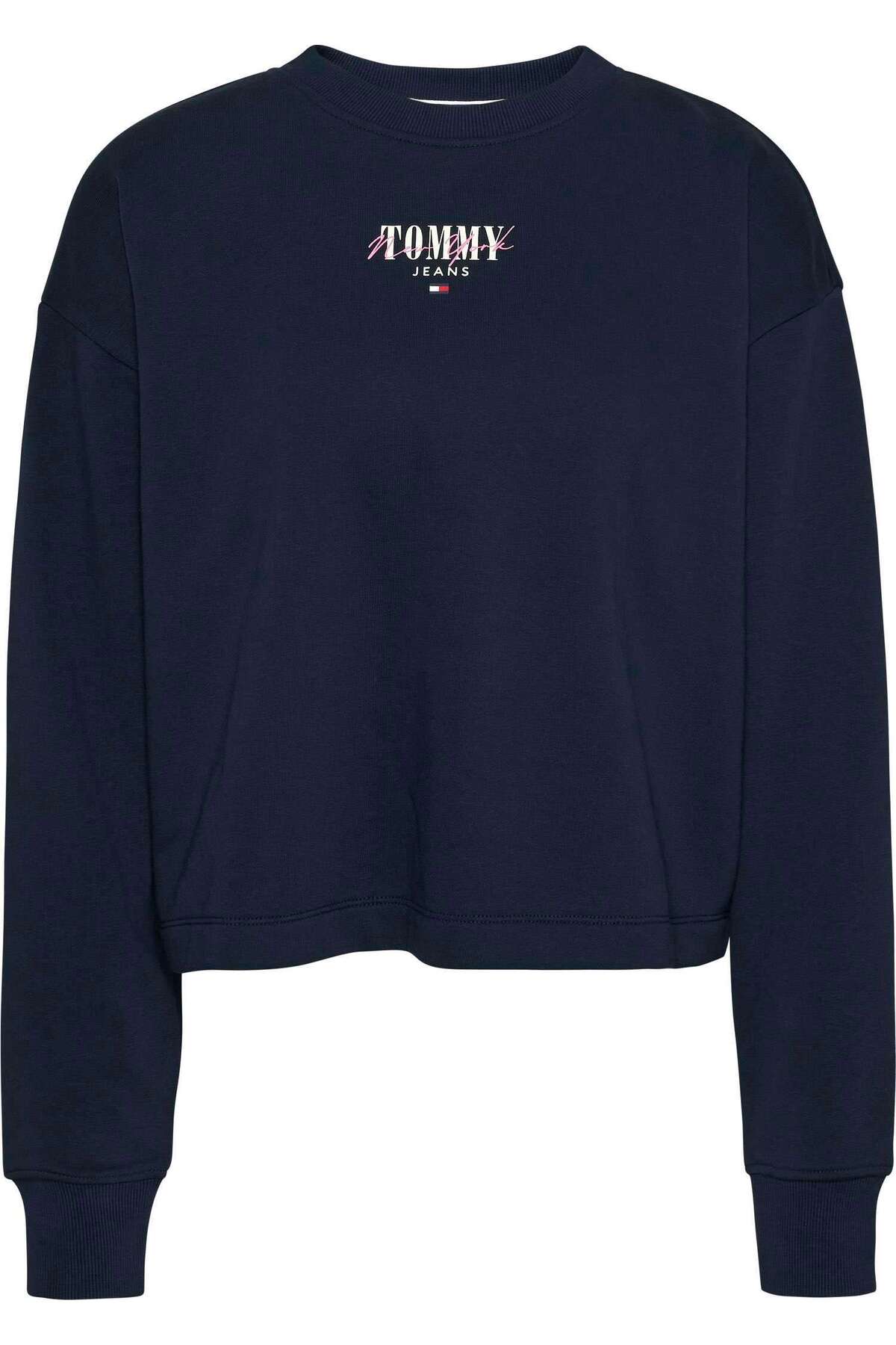 Tommy Hilfiger  Tommy Jeans Kadın Relaxed Fit Essentıal Logo Sweatshırt