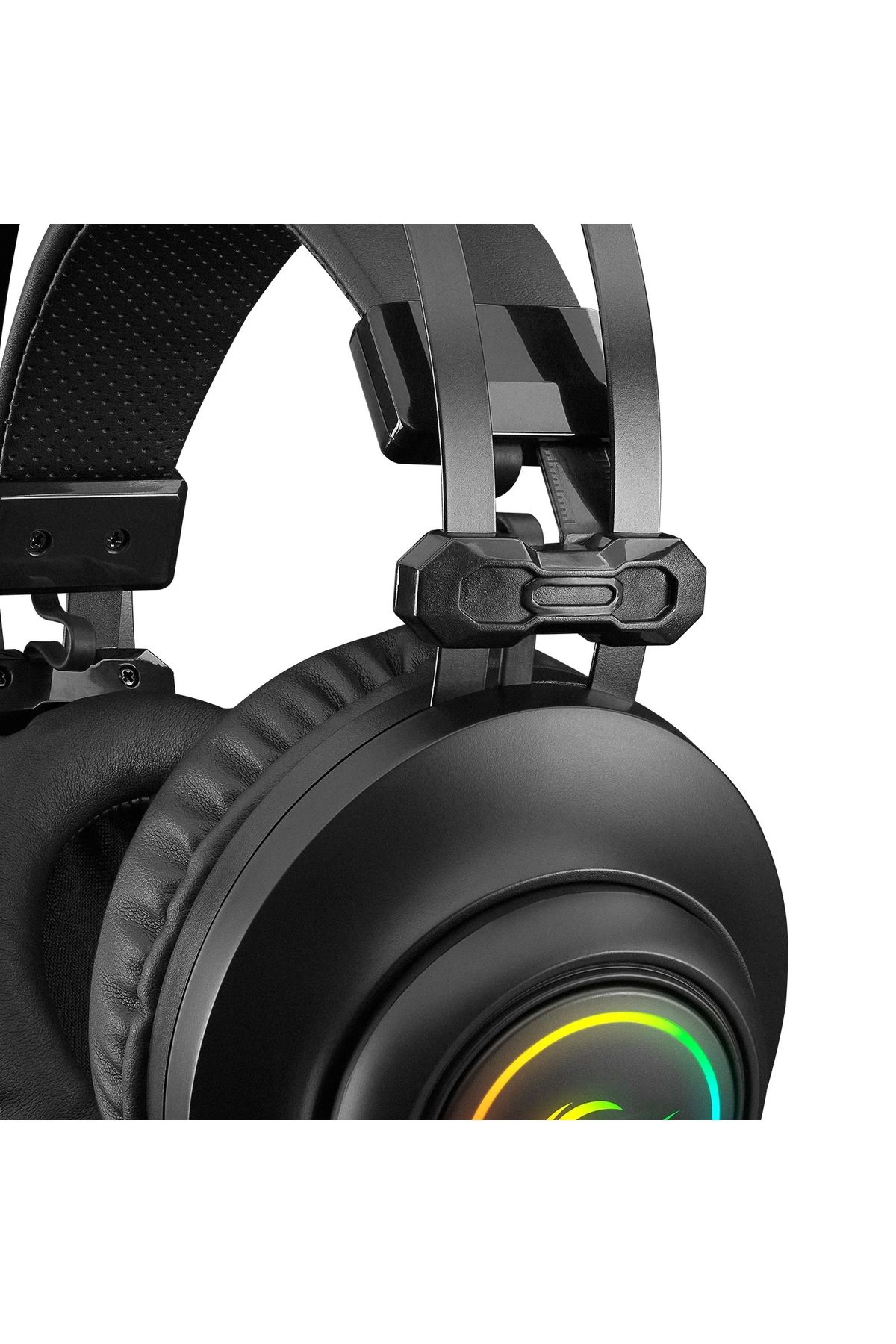 Rampage RM-K1 PULSAR Siyah Usb 7.1 Surround+Titreşim RGB Işık Efektli  Oyuncu fonlu Kulaklık-5